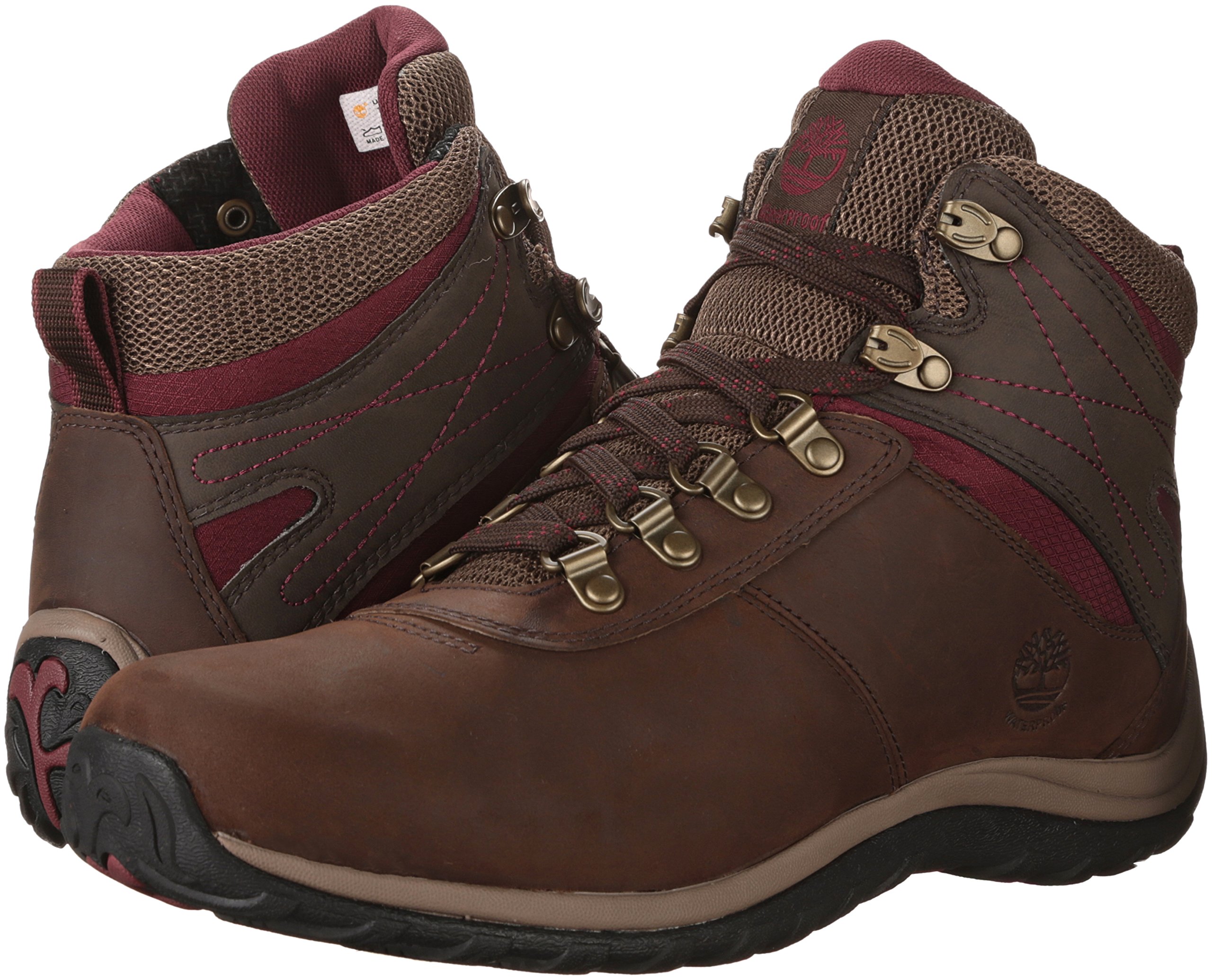 Timberland Women's Norwood Mid Waterproof Hiking Boots - Lightweight Comfortable Outdoor Shoes for Trail Walking & Camping Adventures