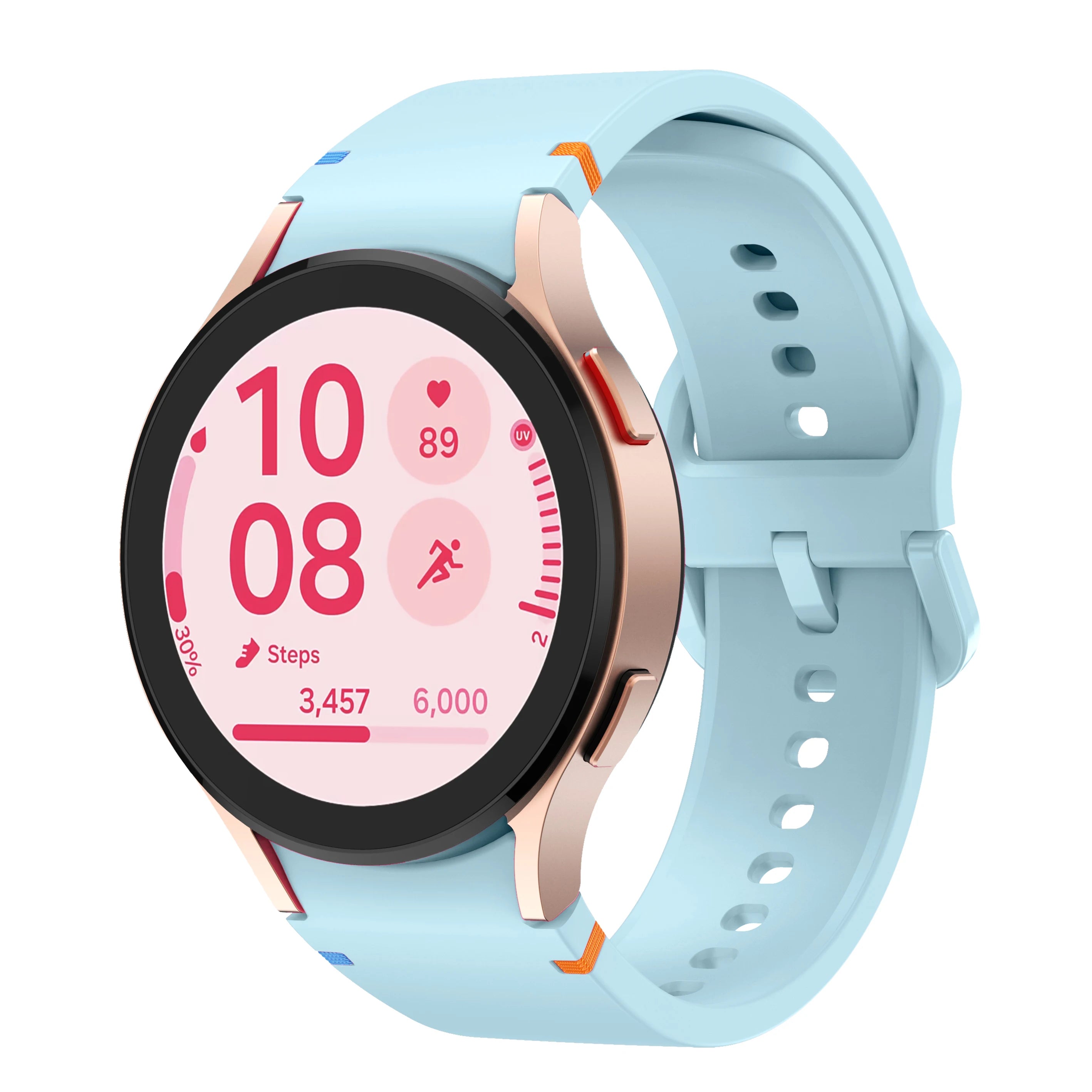 Samsung Galaxy Watch Sporty Silicone Bands - Durable, Comfortable & Stylish for Running, Workouts & Everyday Wear
