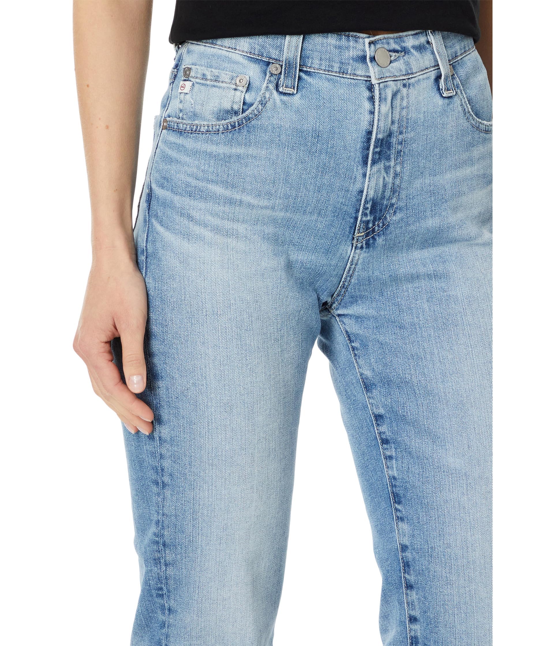 Women's Saige High Rise Straight Crop Jeans - Comfortable & Stylish Denim Pants for Casual Wear, Work & Everyday Outfits