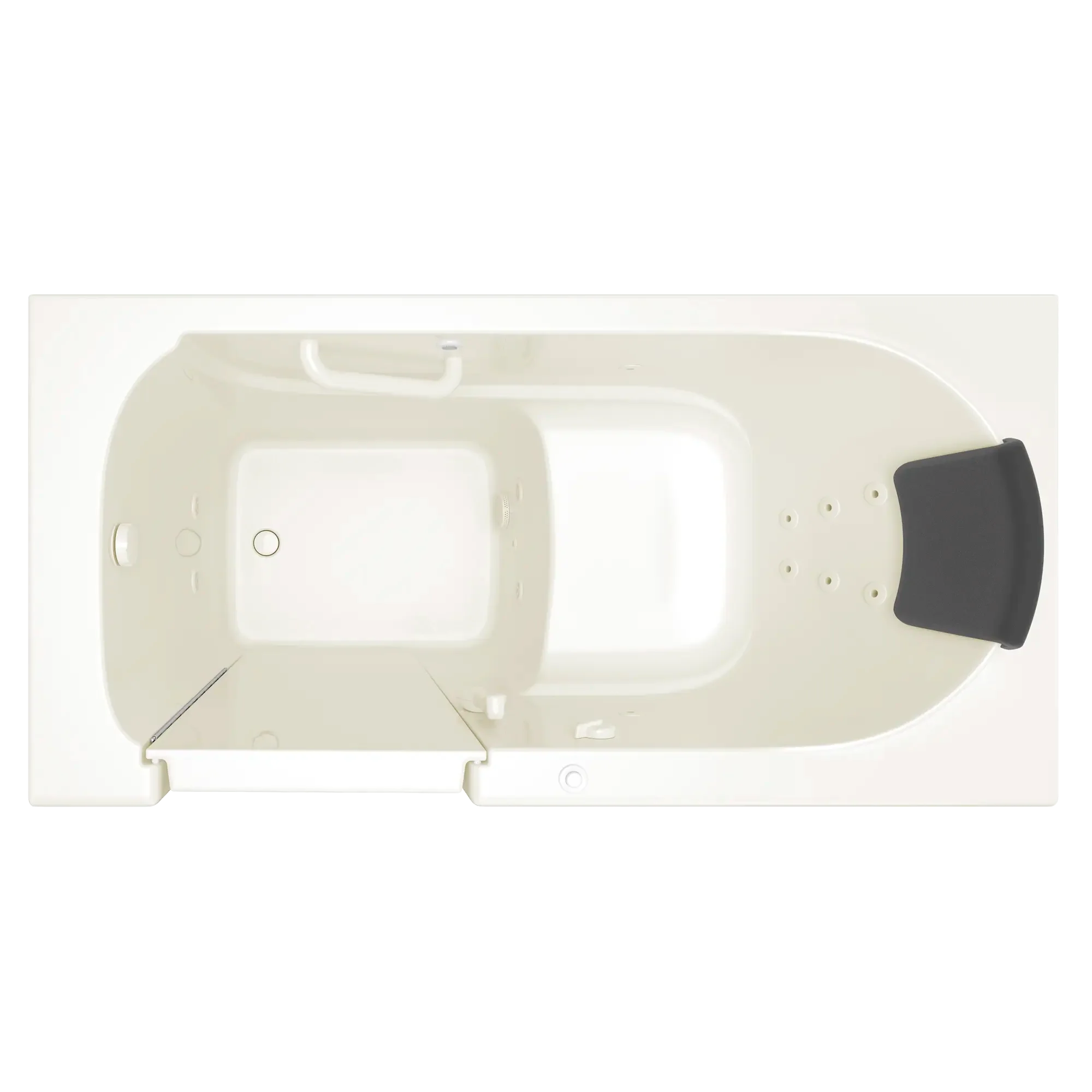 Premium Gelcoat 30 x 60 Inch Walk-in Bathtub with Whirlpool System - Left Hand Drain for Elderly & Accessible Bathing - Spa Relaxation at Home