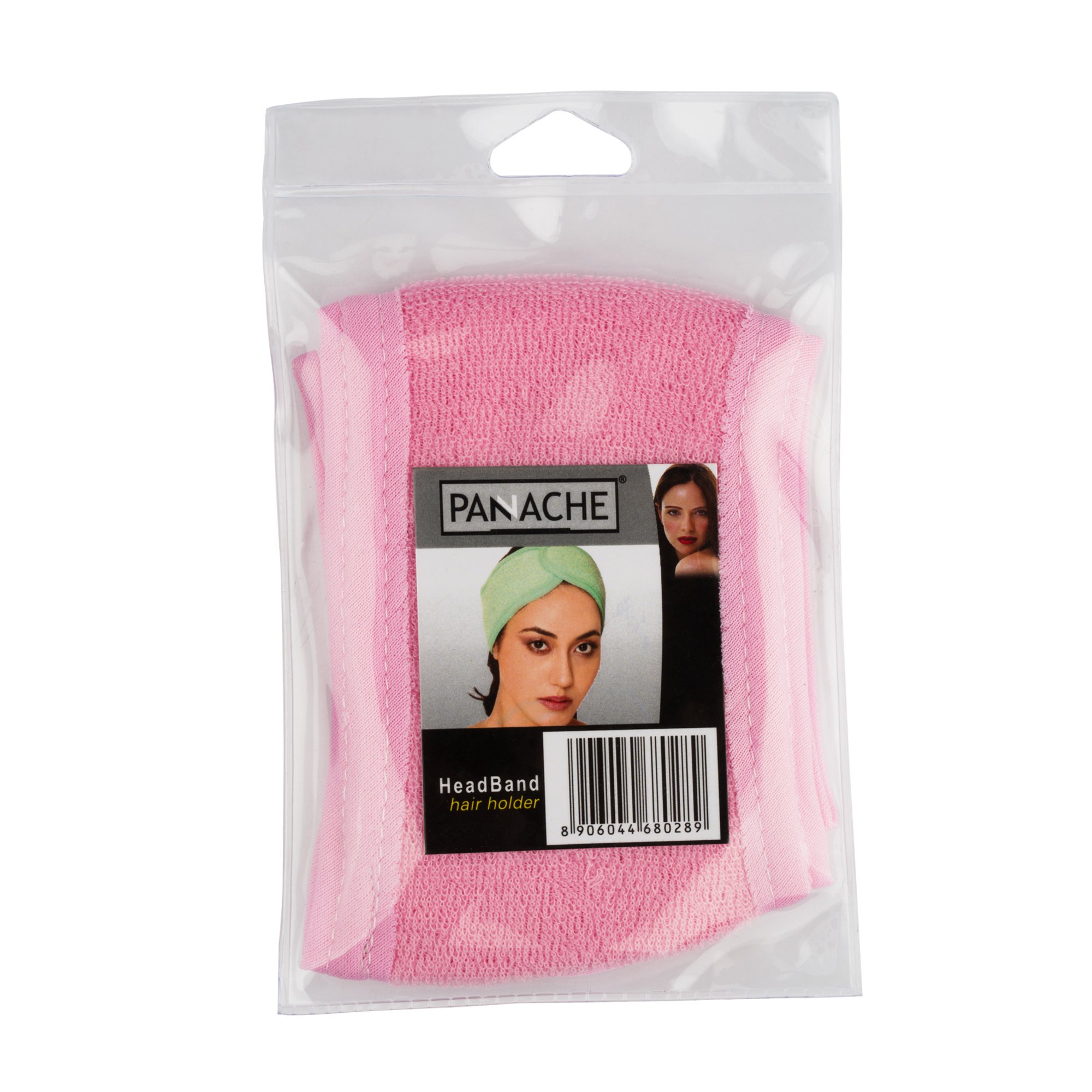 Panache Headband Hair Holder for Women - Soft Light Pink Stretchable Hair Accessory for Workouts, Yoga, and Everyday Use