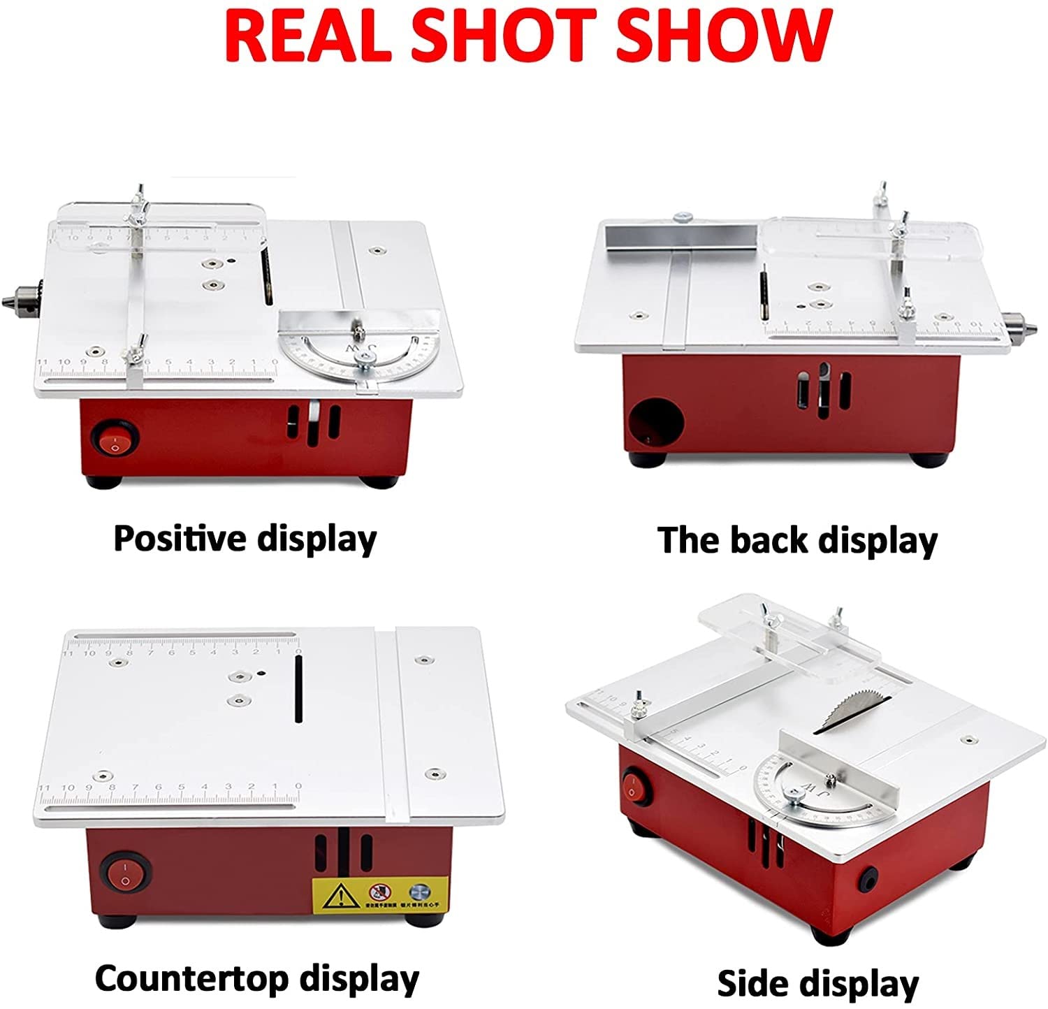 DIY Mini Bench Saw - Multi-Angle Cutting Machine with Blade Lifting Function | Small Electric Table Saw for PCB, Plastic & Metal Crafting | Perfect for Hobbyists, Woodworking & Model Making Projects