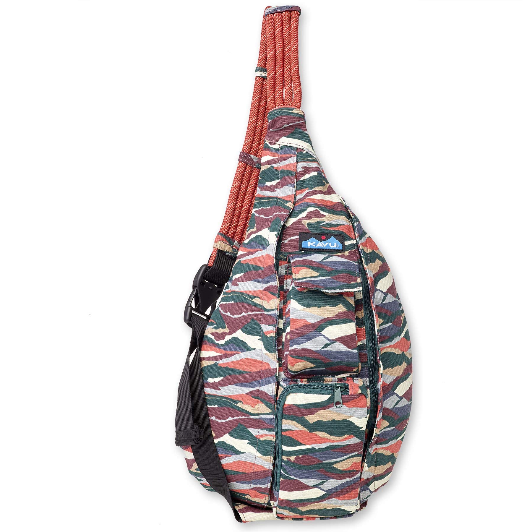 KAVU Original Rope Sling Bag - Adjustable Shoulder Strap Crossbody Pack for Hiking, Travel & Everyday Use