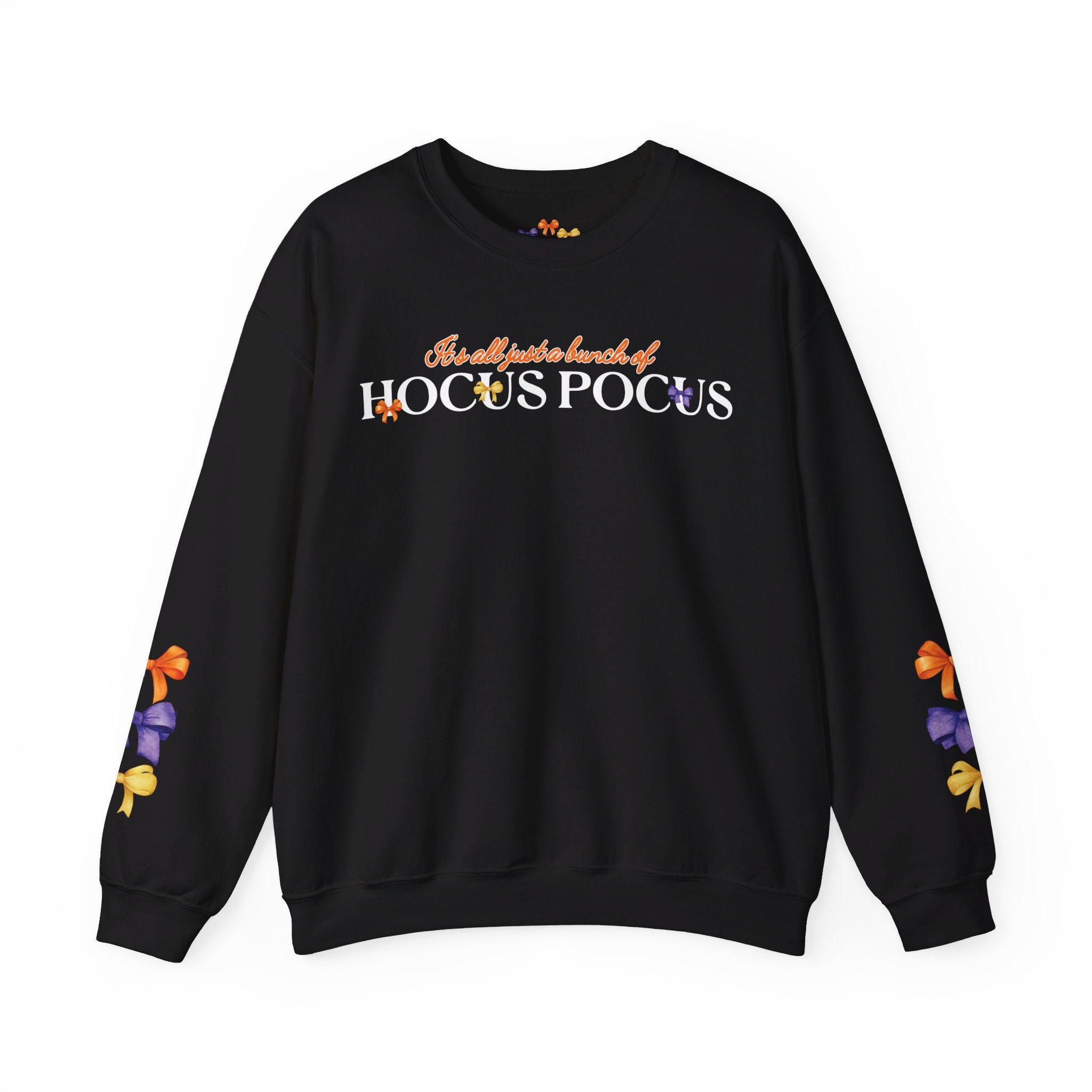 Hocus Pocus Halloween Sweatshirt | Women's & Men's Crewneck Pullover | Cozy Fall & Winter Fashion | Perfect for Halloween Parties & Casual Wear