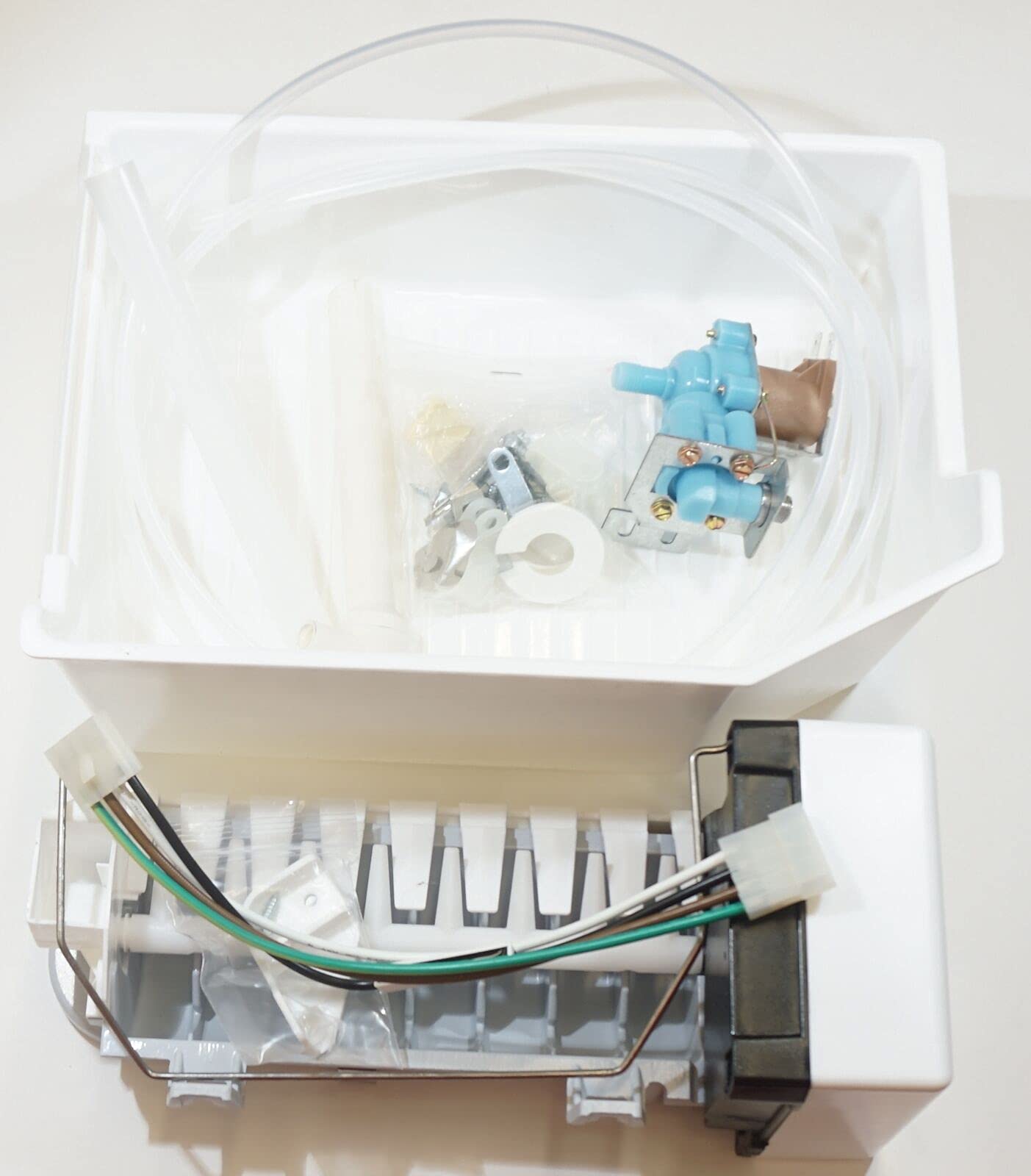 IMKIT94 RIM469 Refrigerator Ice Maker Replacement Kit - Compatible with Whirlpool Refrigerators | Easy Installation for Fresh Ice Production | Perfect for Home Kitchen, Office, or RV Use