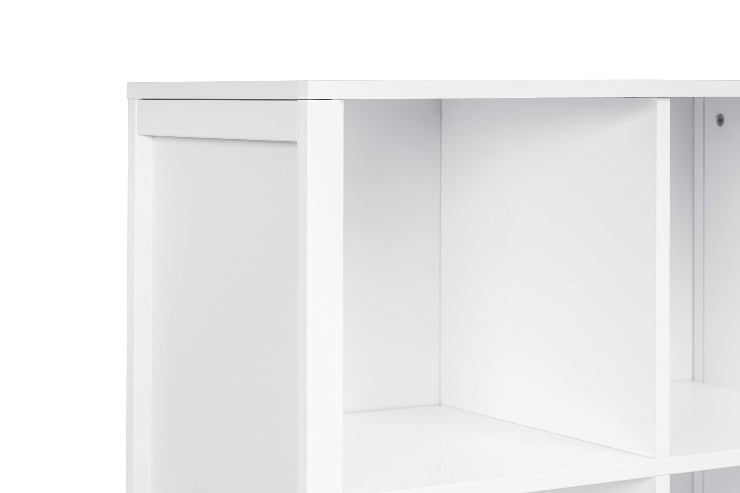 Babyletto Hudson Cubby Bookcase - White Nursery Bookshelf for Baby & Kids Room Organization - Perfect for Storing Books, Toys & Decor in Modern Children's Spaces