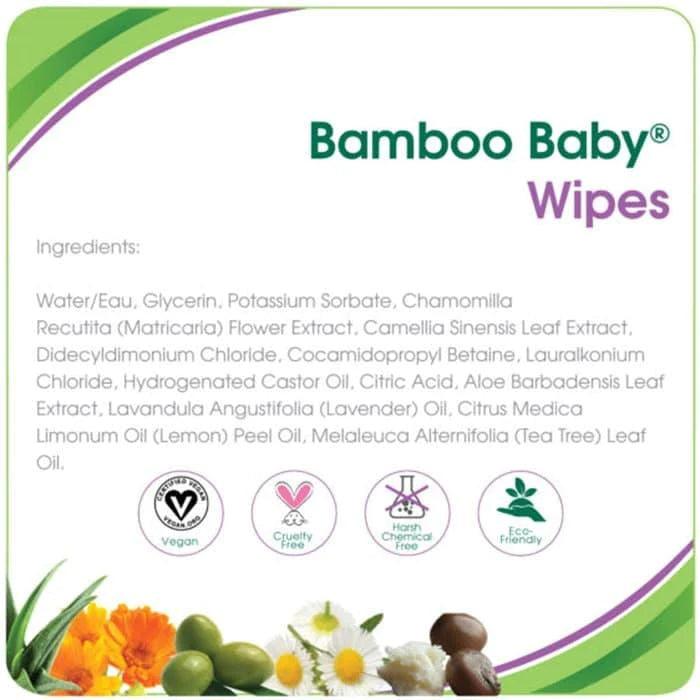 Aleva Natural Bamboo Baby Wipes - 30 Count | Hypoallergenic & Chemical-Free | Perfect for Diaper Changes, Face Cleaning & On-the-Go Use