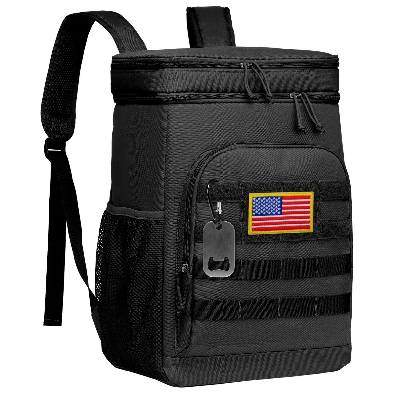 TACTICISM 24L Insulated Leak-Proof Tactical Cooler Backpack - Heavy Duty Lunch Bag for Men & Women, Soft Ice Chest Backpack for Work, Hiking, Camping, Fishing - Perfect Gift for Outdoor Enthusiasts