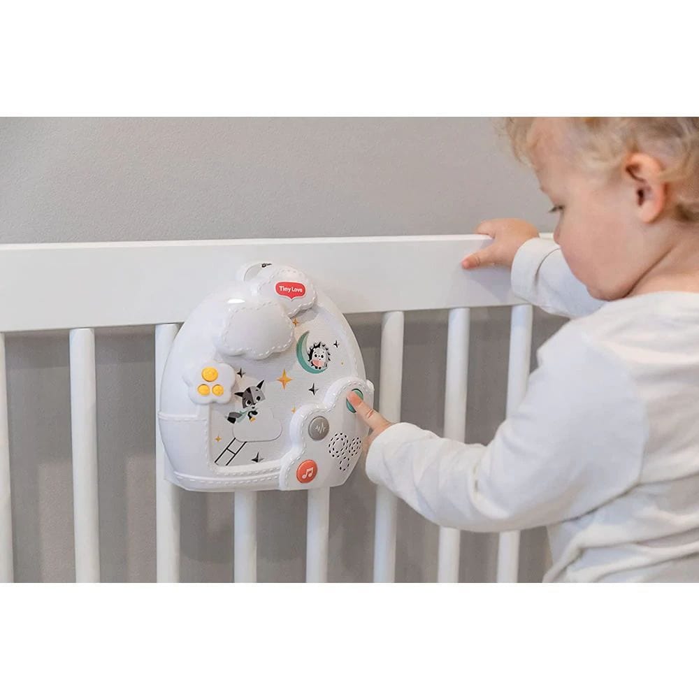 Tiny Love Black & White Magical Mobile - High Contrast Baby Crib Mobile with Soothing Music | Perfect for Newborn Visual Stimulation & Nursery Decor