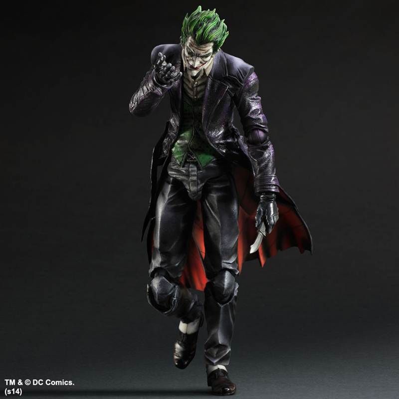DC Comics Batman Arkham Origins The Joker Play Arts Kai Action Figure - Highly Detailed Collectible Toy for Superhero Fans | Perfect for Display, Gifts & Cosplay Scenes