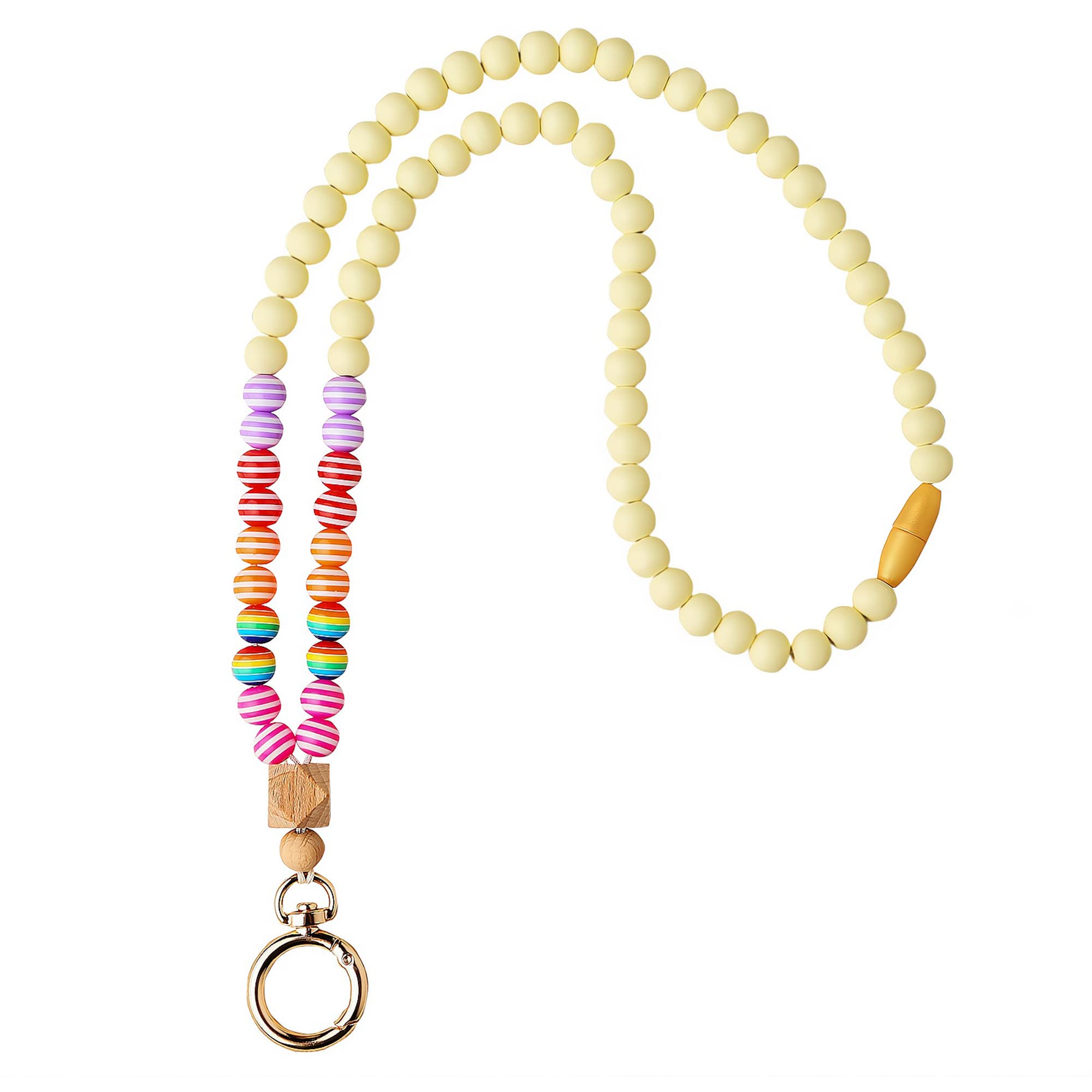 Cute Beaded Breakaway Lanyard for ID Badges & Keys - Teacher Nurse Fashion Accessory