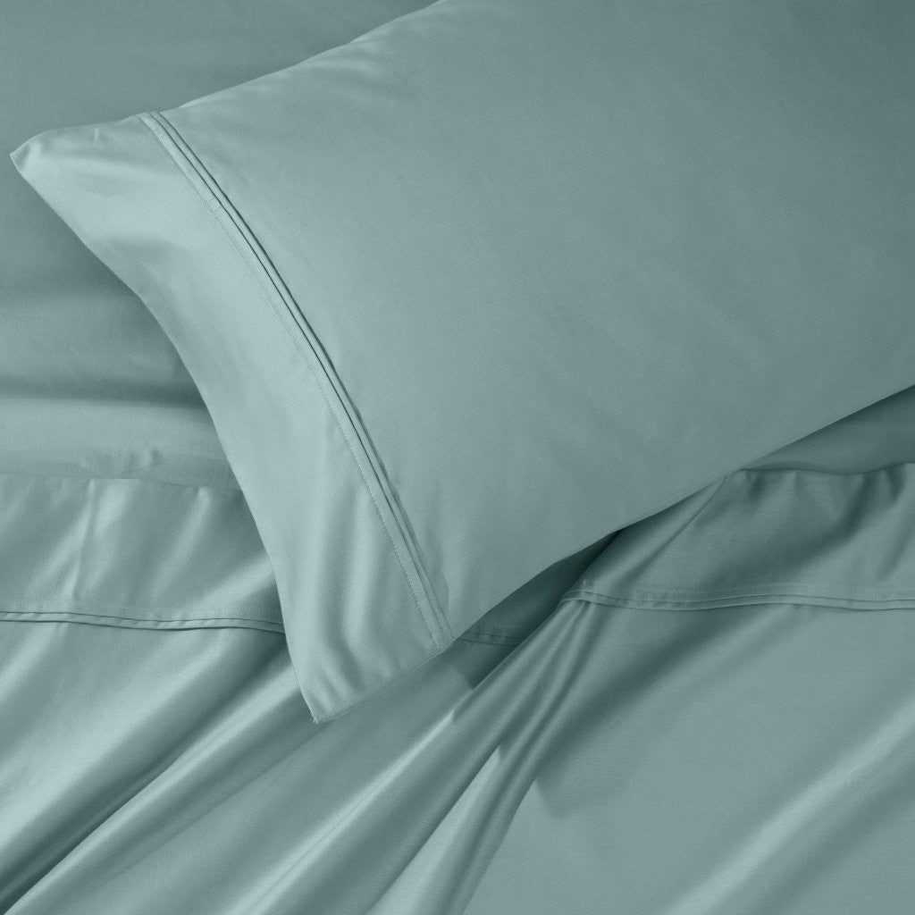 Luxury 1200 Thread Count Egyptian Cotton Deep Pocket Bed Sheet Set - Queen Size, Soft & Breathable for Ultimate Comfort - Perfect for Master Bedroom, Guest Room & Hotel Use
