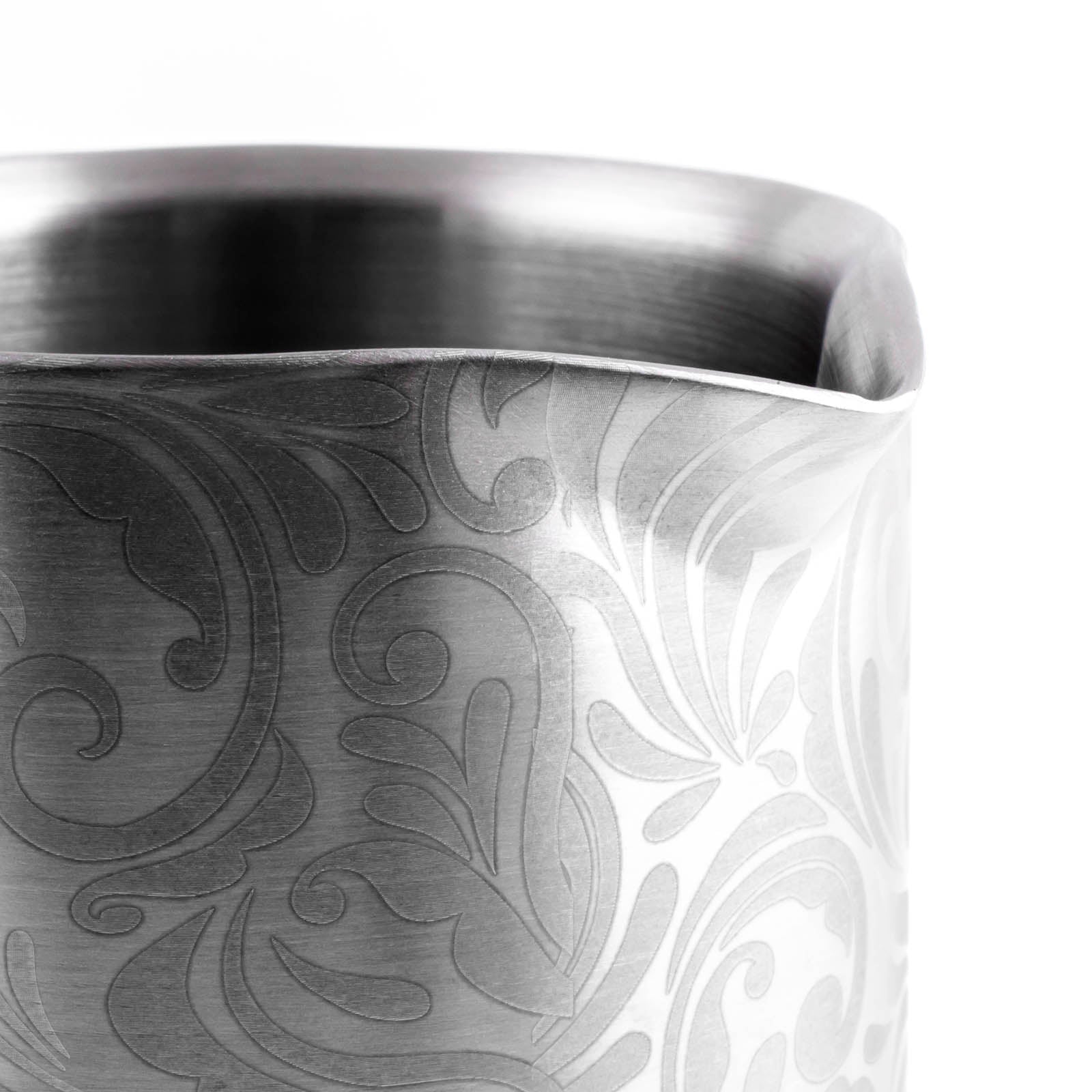 BarConic® Etched Double Wall Mixing Glass - 18oz Cocktail Mixing Glass for Bartenders, Home Bars & Professional Use - Perfect for Craft Cocktails, Whiskey, Mojitos & More