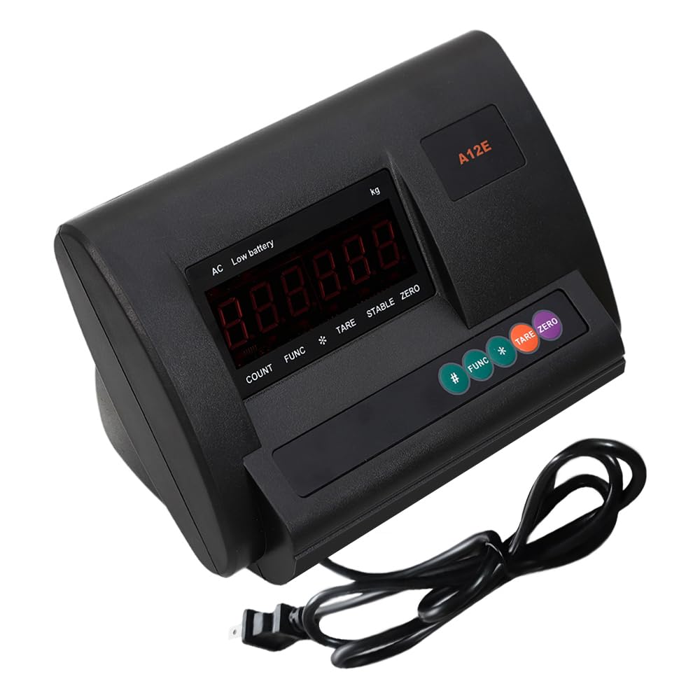 DNYSYSJ 2.5T/5000LBS Alloy Steel Livestock Scale Kit with Shear Beam Load Cell - Heavy Duty Floor Scale for Cattle, Pigs, Sheep & Farm Animals - Perfect for Weighing Livestock in Barns, Farms & Veterinary Clinics