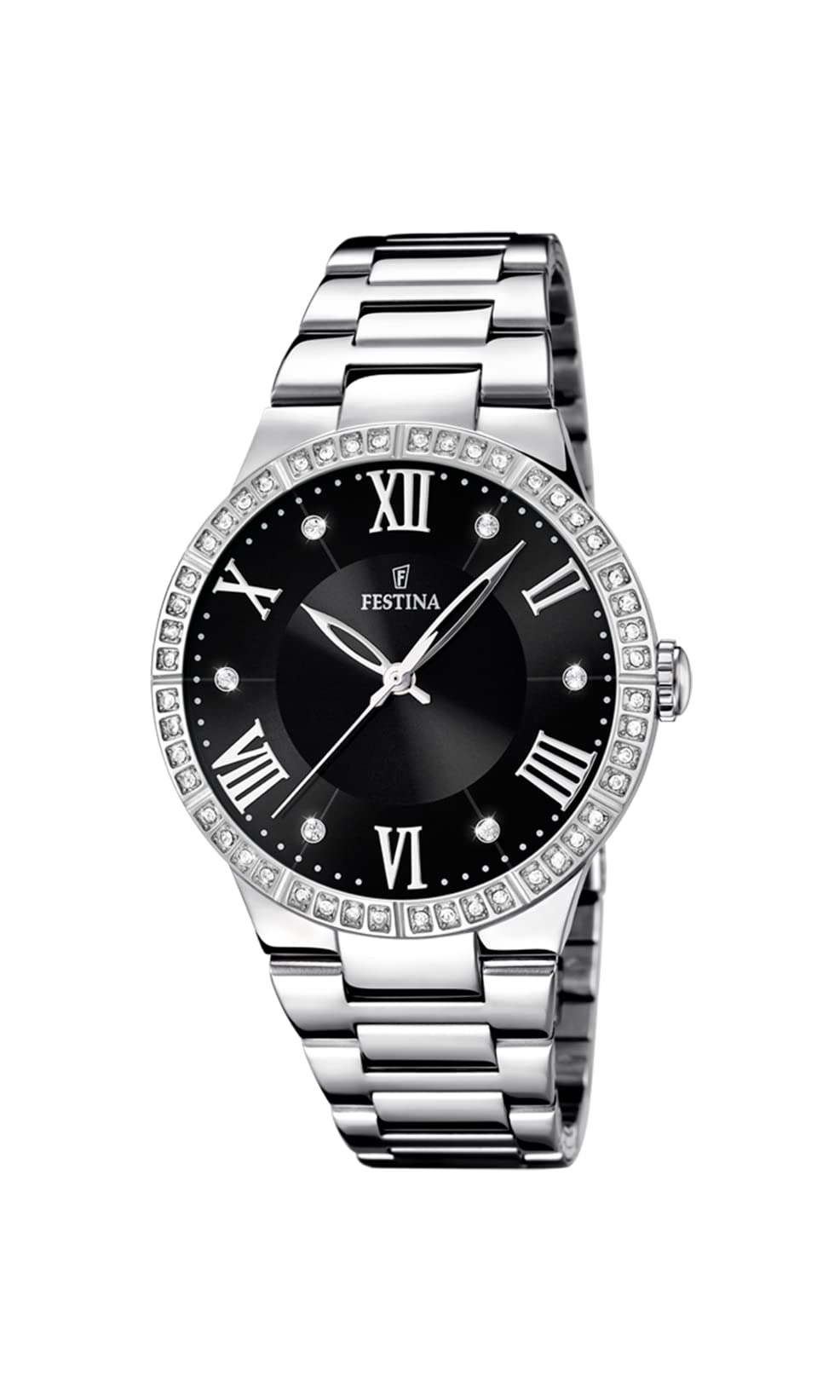 Festina Ladies Crystal Watch F16719/2 - Elegant for Daily Wear