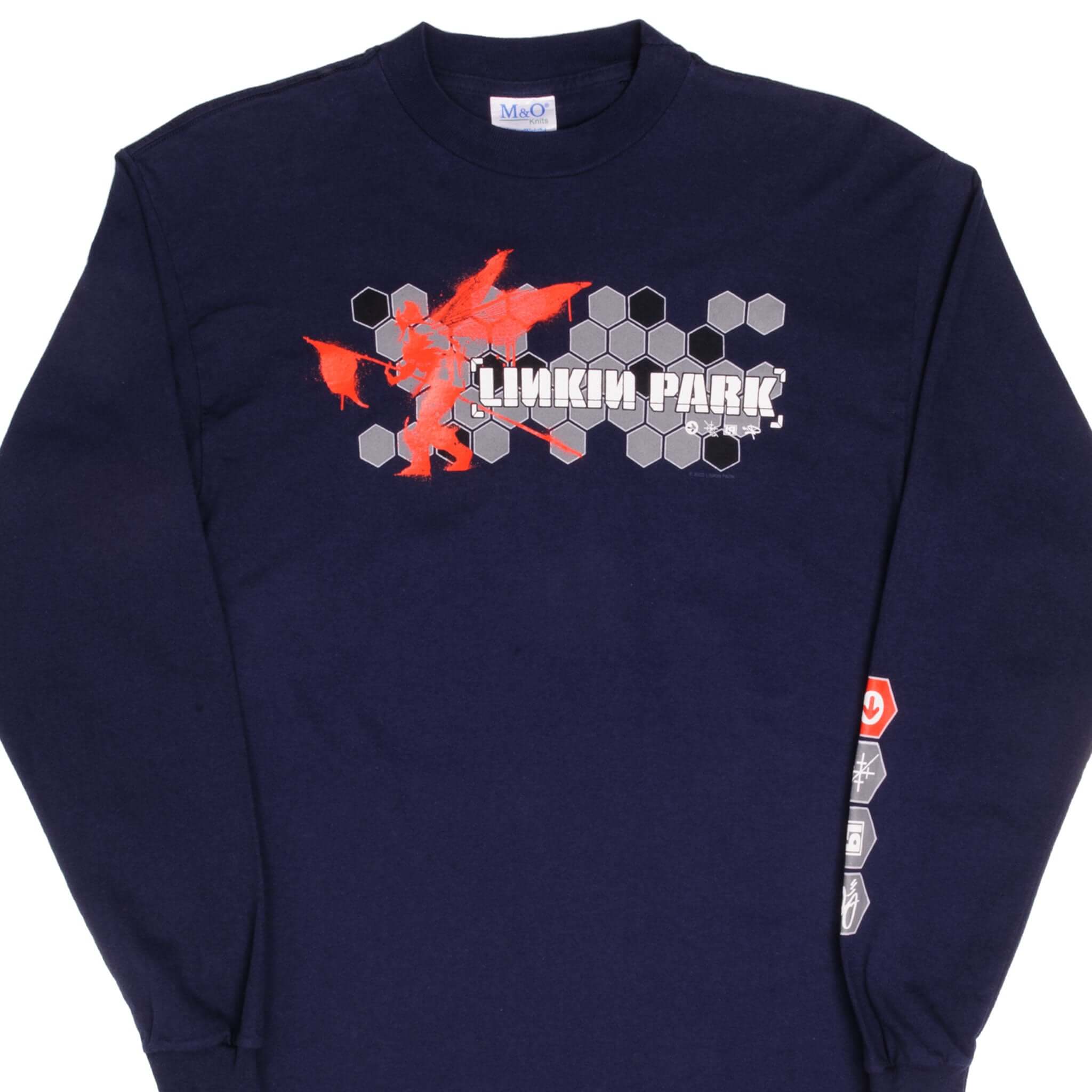 Vintage Linkin Park Long Sleeve T-Shirt 2002 Tour Medium Size - Retro Band Tee for Concerts & Casual Wear