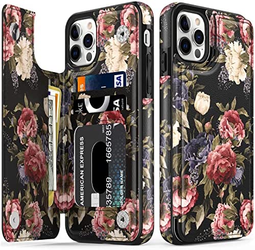 Premium iPhone 14 Pro Max Leather Wallet Case with Card Holder & Flip Cover - Protective Phone Cover for Business & Travel Use