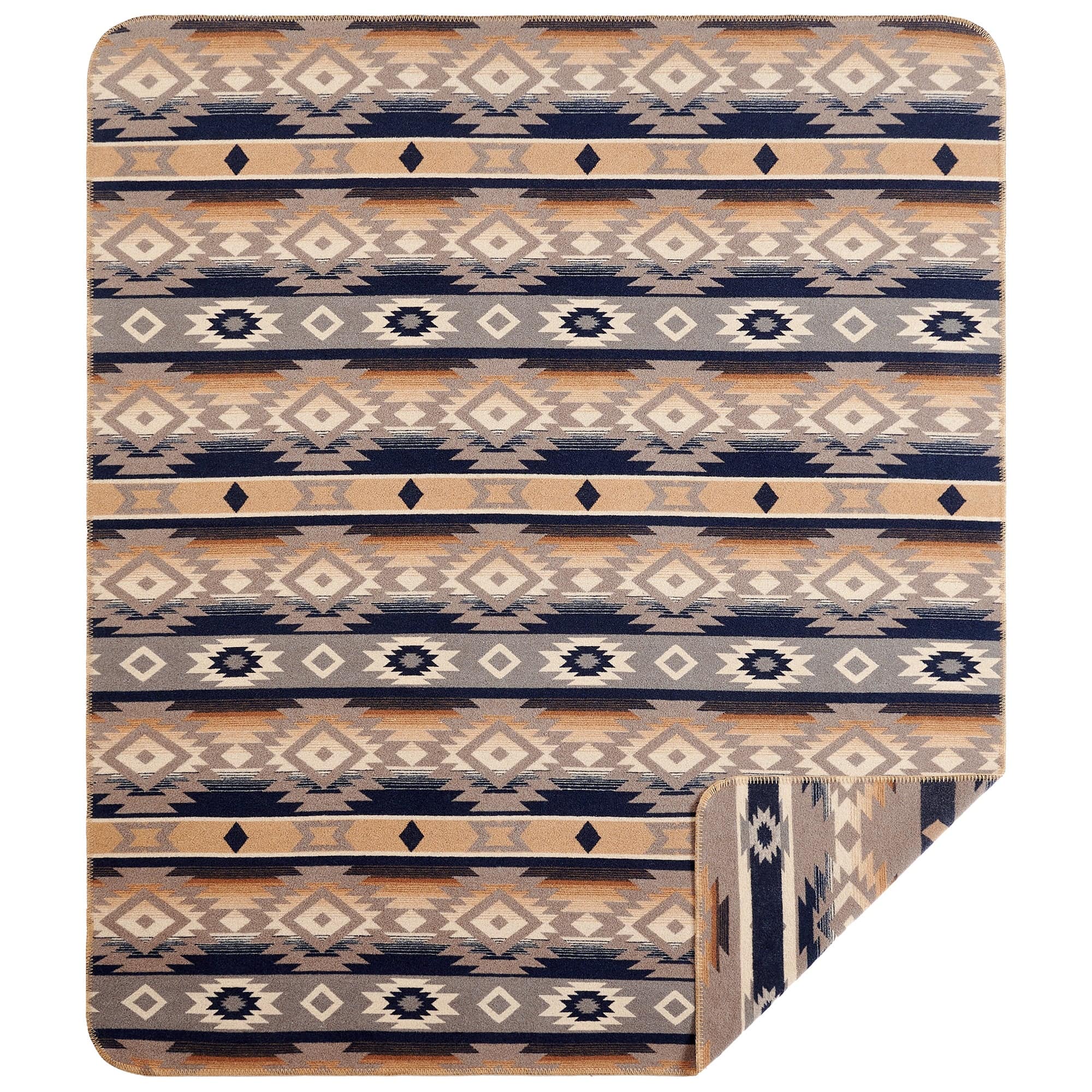 Premium Taos Wool Blend Blanket - Soft & Warm 60