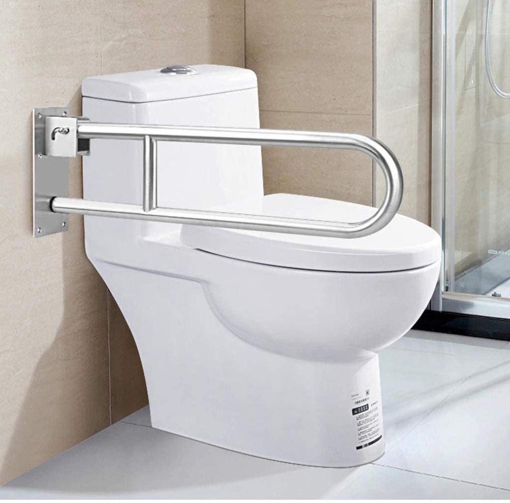 Wall-Mounted Folding Bathroom Safety Handrail - Anti-Slip Grab Bar for Elderly, Disabled & Pregnant Women | ADA Compliant Shower Handle & Towel Rail | Perfect for Barrier-Free Bathrooms & Accessible Homes