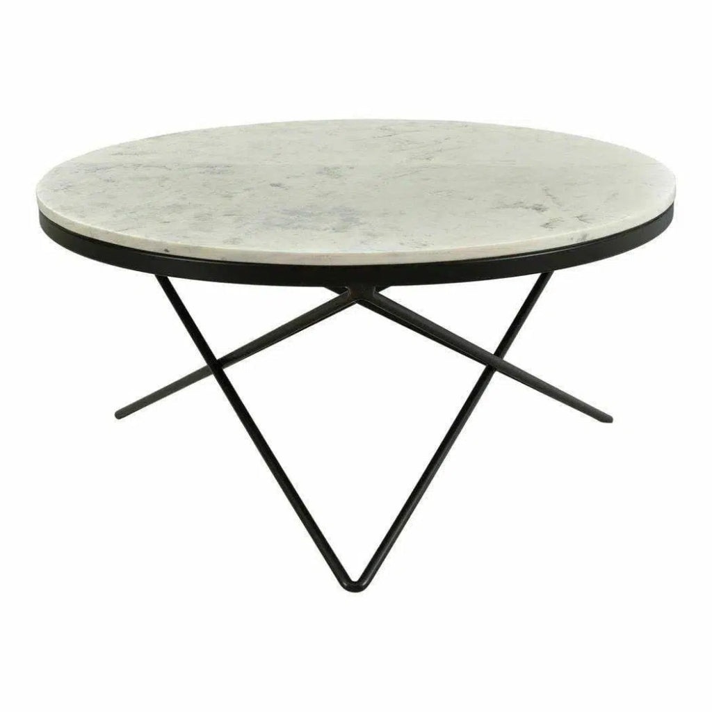 32 Inch Modern Black Coffee Table - Stylish & Contemporary Centerpiece for Living Room, Lounge, or Office