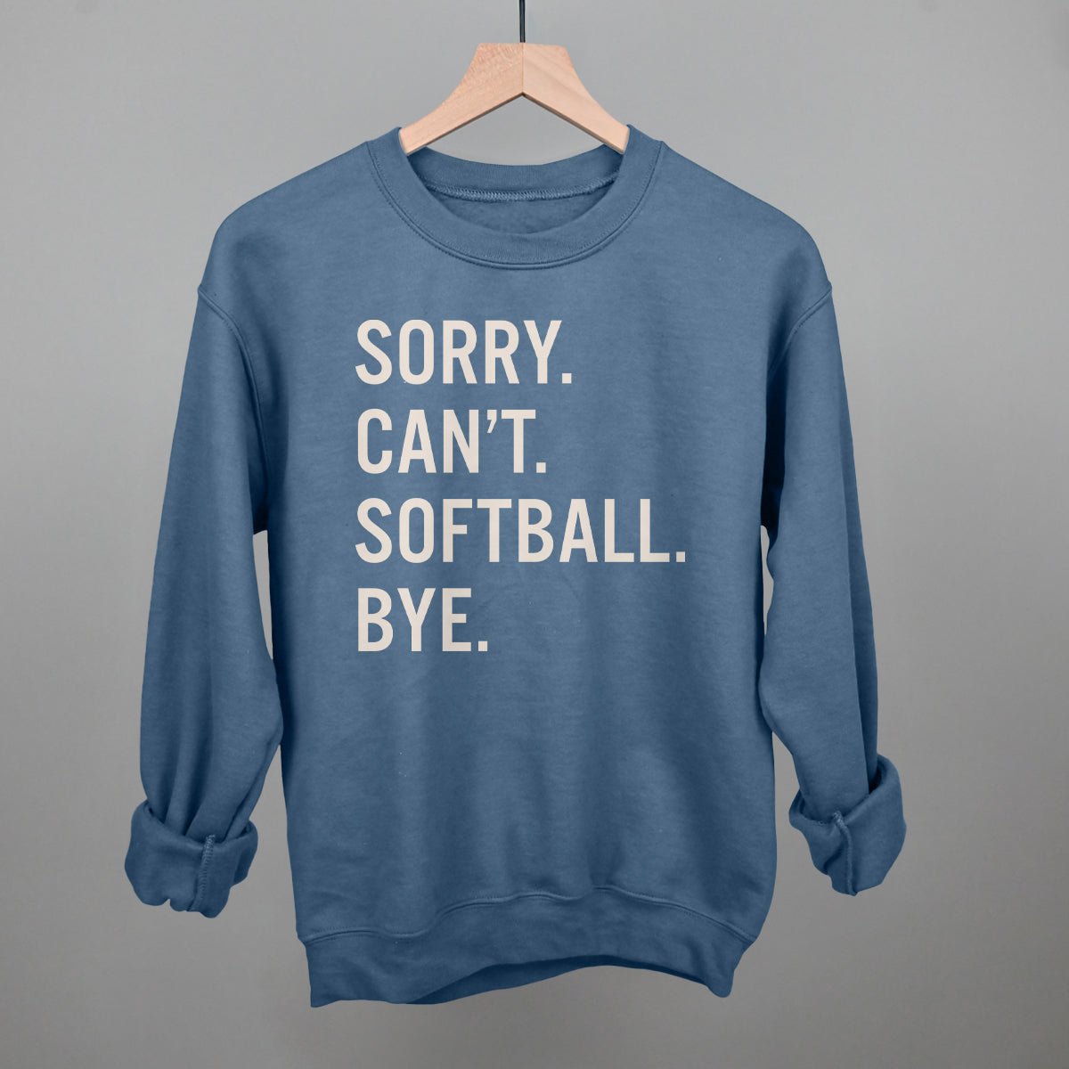 Sorry Can't Softball Bye Funny Sarcastic T-Shirt - Perfect for Baseball Lovers, Sports Fans & Humor Enthusiasts - Great for Games, Parties & Casual Wear