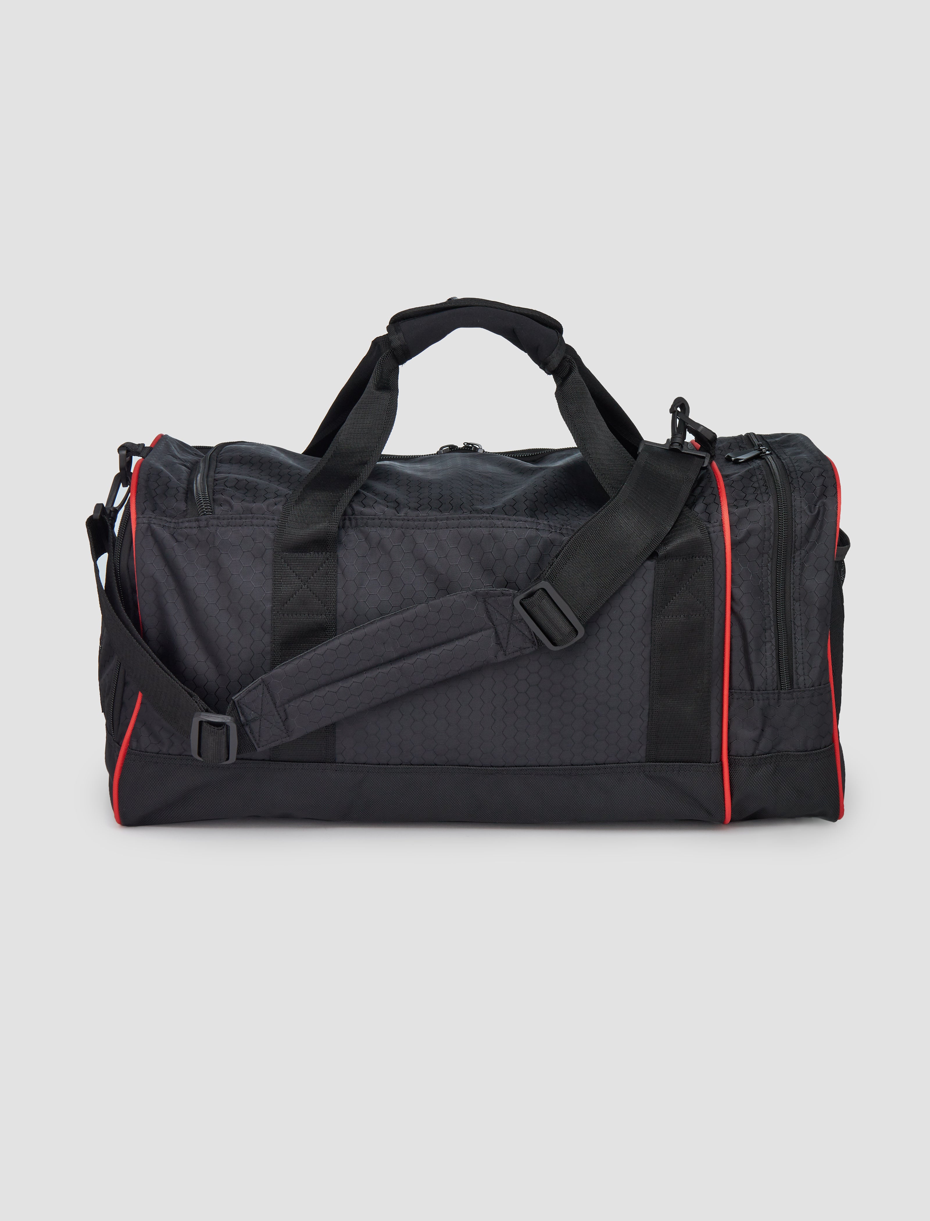 Premium Black Medium Duffle Bag for Travel, Gym & Sports - Water-Resistant & Durable Carry-On Luggage for Men & Women
