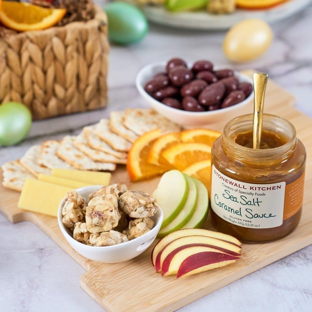 Premium Easter Fruit Basket with Fresh Fruits, Gourmet Cheese, Caramel Sauce & Chocolate - Perfect for Holiday Gifting, Corporate Events & Family Celebrations by GourmetGiftBaskets.com