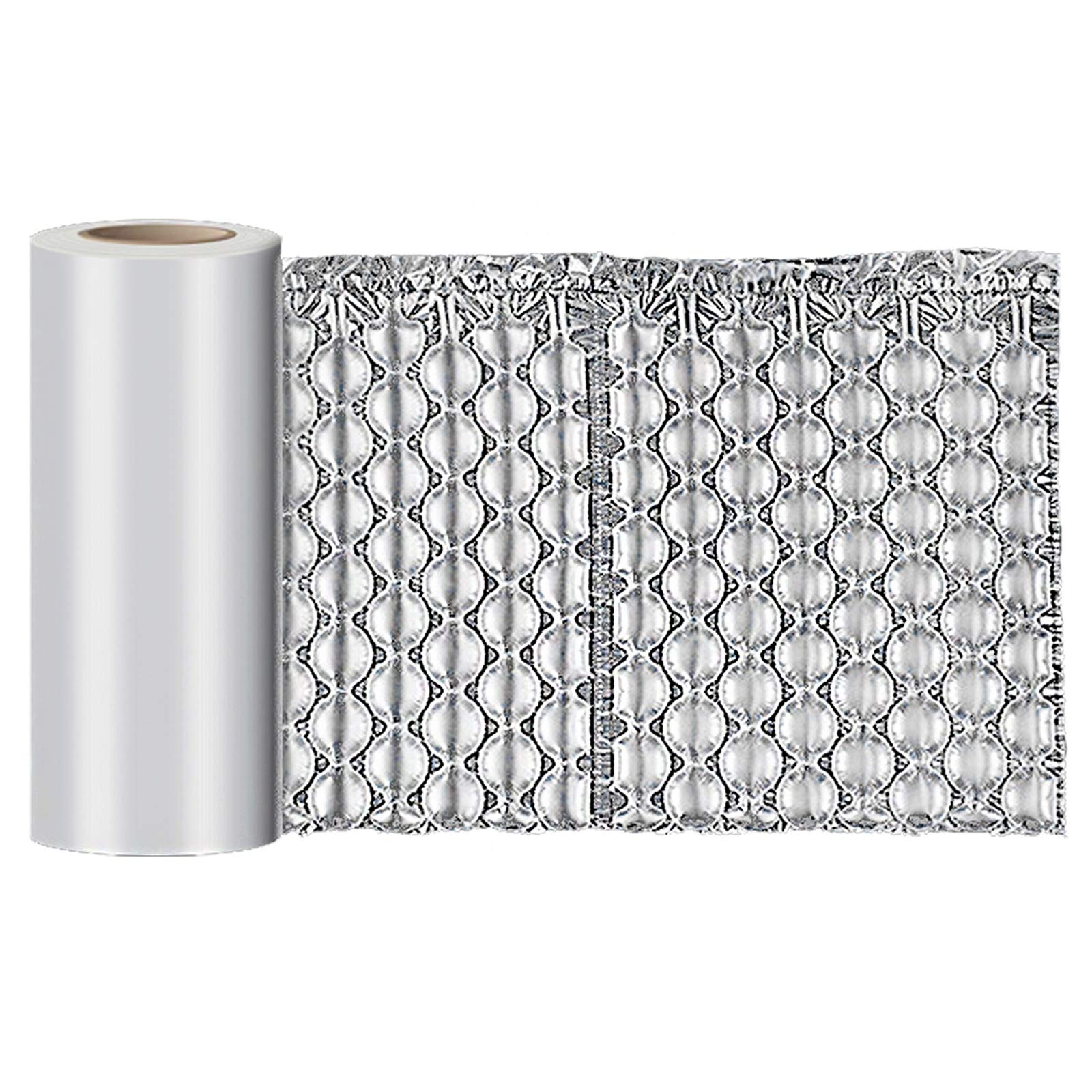 985Ft Air Cushion Film Roll - 15.8 Inch Wide PE Bubble Wrap for Shipping Protection | Perfect for Packing Fragile Items, Moving Boxes & Ecommerce Packaging