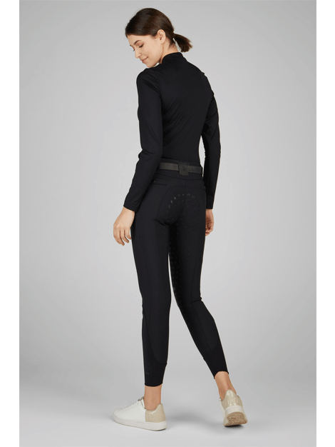 Pikeur Linn Softshell Winter Breeches for Women - Waterproof & Windproof Equestrian Riding Pants - Perfect for Cold Weather Horseback Riding and Outdoor Activities