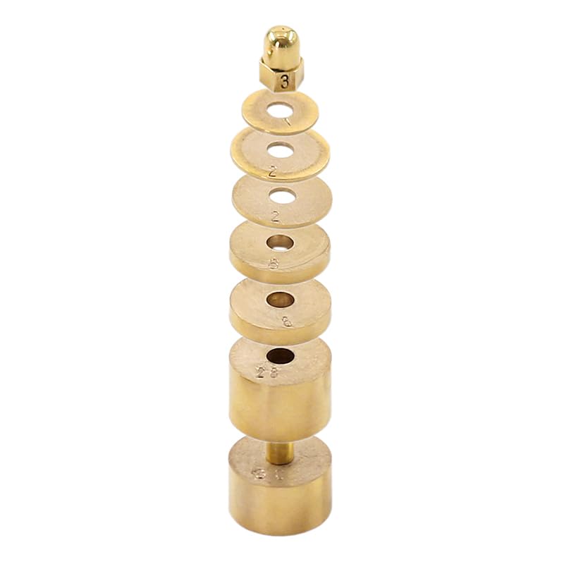 Professional Piano Tuning Tool 0400A-1 - White Key Weight Measurement with 80g Copper Weight - DIY Piano Maintenance Kit for Home & Studio Use