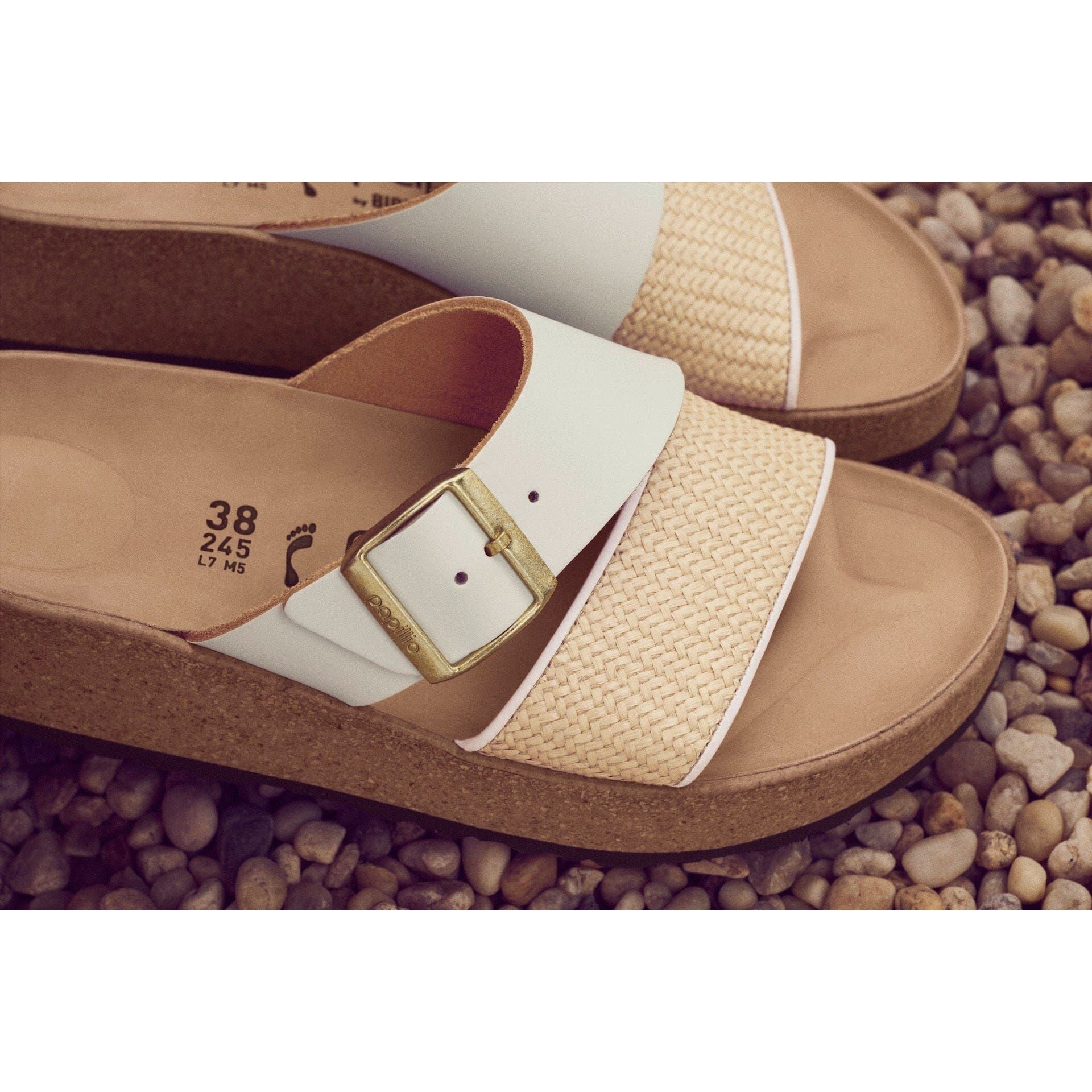 Birkenstock Almina Sandals for Women - Comfortable Cork Footbed Slides | Final Sale - Perfect for Casual Wear, Beach, and Summer Outfits