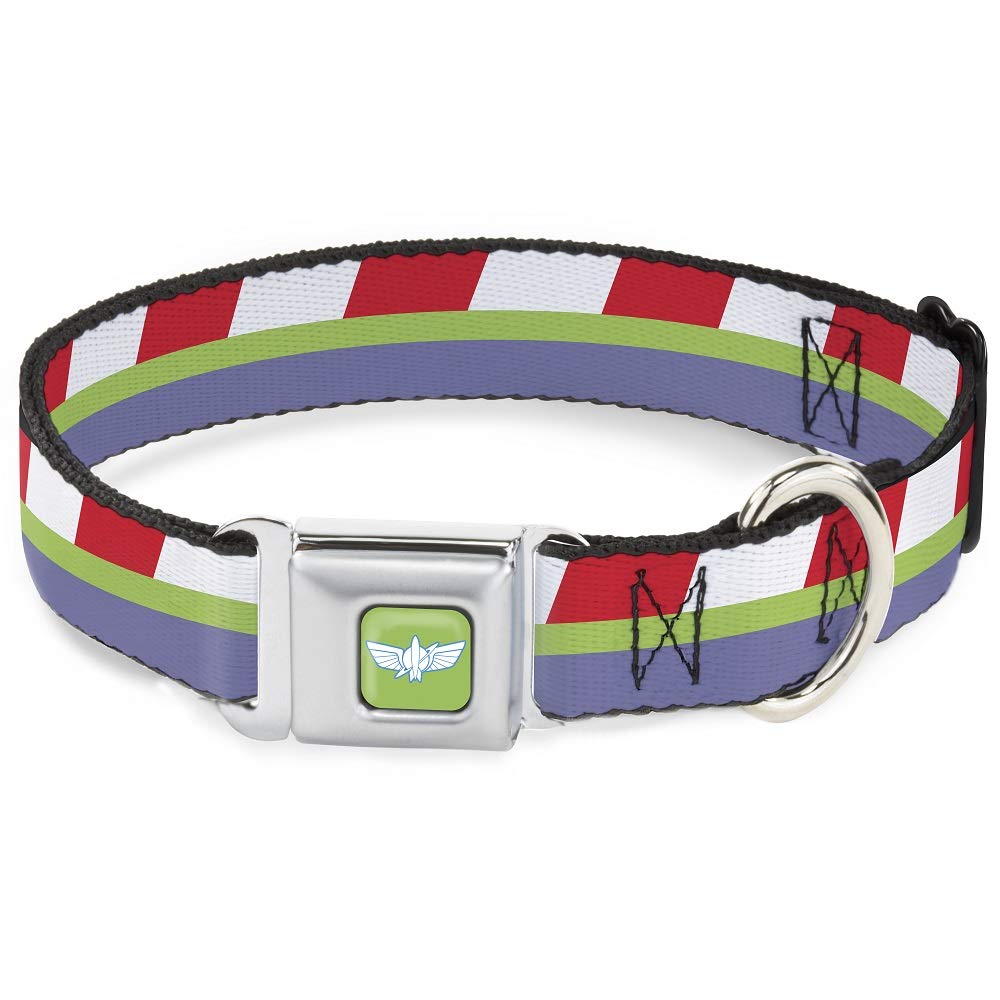 Toy Story Buzz Lightyear Dog Collar with Seatbelt Buckle - 1.5