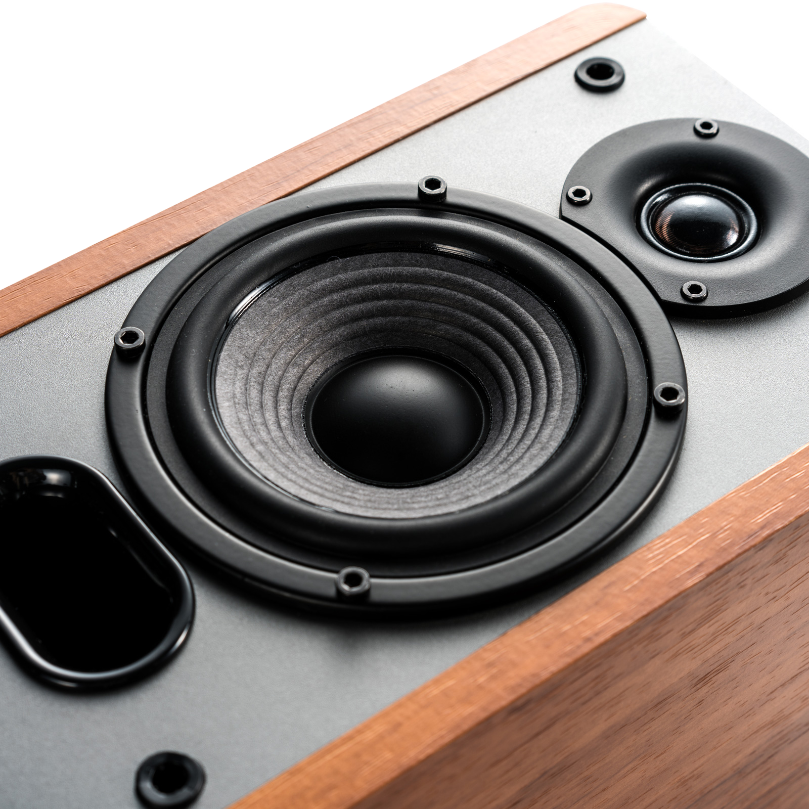 P12 Passive Bookshelf Speakers - High Fidelity Audio (Certified Refurbished) | Perfect for Home Theater, Music Listening & Studio Monitoring