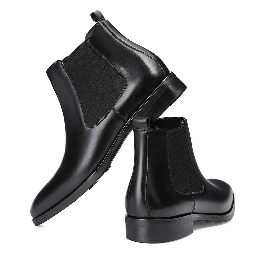 Premium Men's Chelsea Boots - Genuine Leather Dress Boots for Men | Comfortable & Stylish for Work, Casual & Formal Occasions
