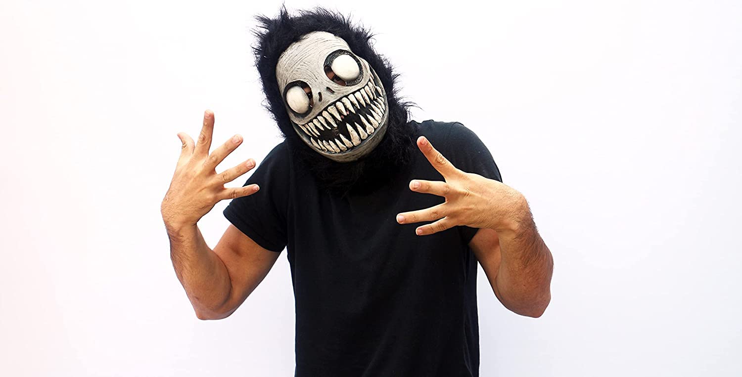 Ghoulish Productions Nightmare Mask - Scary Halloween Latex Mask for Adults, One Size Fits All | Perfect for Halloween Parties, Haunted Houses & Horror Cosplay