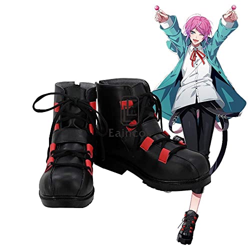 Custom-Made DRB Hypnosis Mic Amemura Ramuda Cosplay Shoes - Size 41 for Women | Anime Character Replica Footwear for Conventions, Cosplay Events & Themed Parties