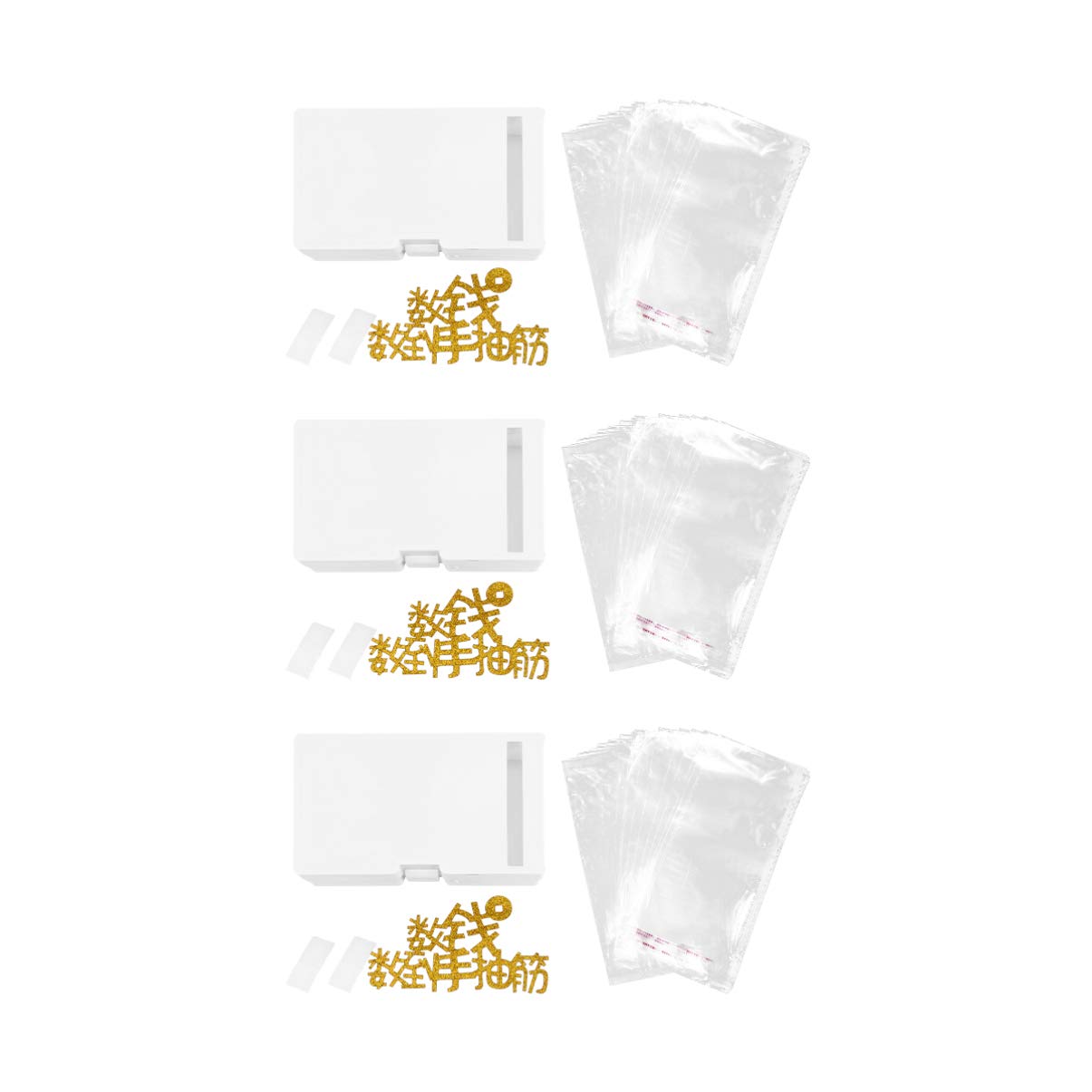 YARNOW 3-Piece Cake Money Box Topper Set - Pull Money Cake Mold, Surprise Money Dispenser for Birthday & New Year Parties | Perfect for Surprise Gifts, Gender Reveals, and Celebration Cakes
