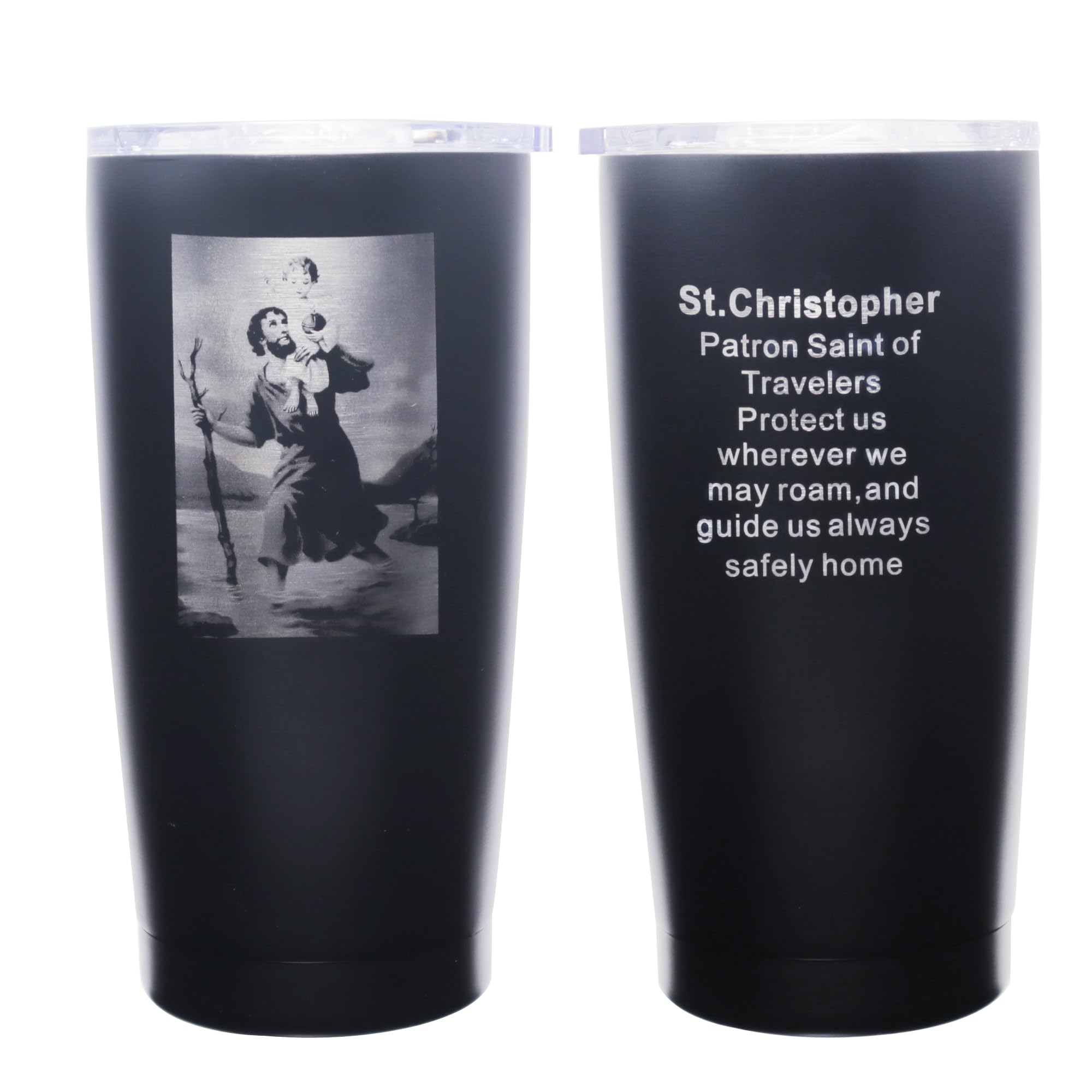 Christian Faith Religious Catholic Coffee Mug - Engraved Holy Bible Verse & Scripture - 20oz Inspirational Gift for Baptism, Confirmation & Church - Perfect for Daily Devotion & Christian Fellowship