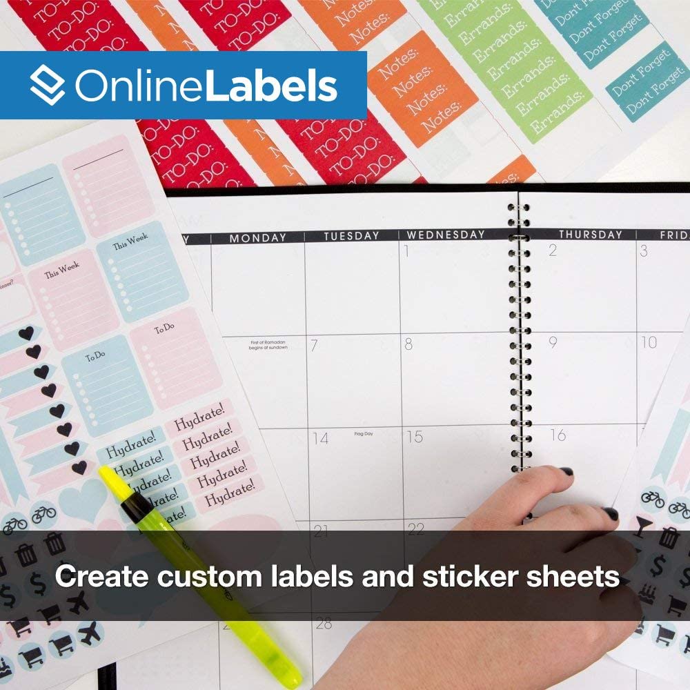 Premium White Matte Sticker Paper - 25 Sheets, 8.5