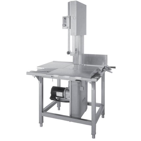 Used Hobart 6801 22 142 Vertical Meat Saw - 3 HP, 200/230V, 3 Phase Commercial Meat Cutting Machine for Butcher Shops & Food Processing