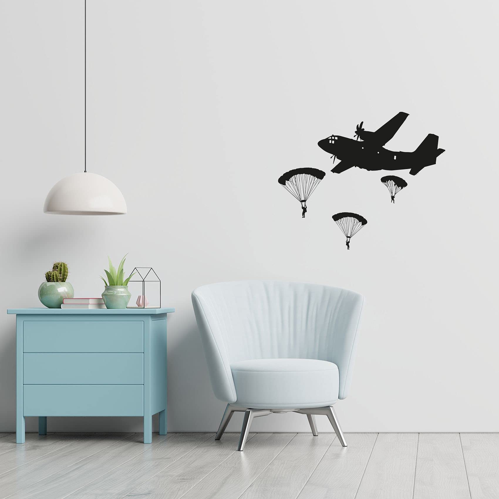 Military SWAT Team Army Soldier Wall Decal Sticker - 18x20 Inch Vinyl Art for Kids Room, Playroom, Bedroom & Home Gym Decor - Perfect for Boys & Girls Bedroom Themes and Military Enthusiast Spaces