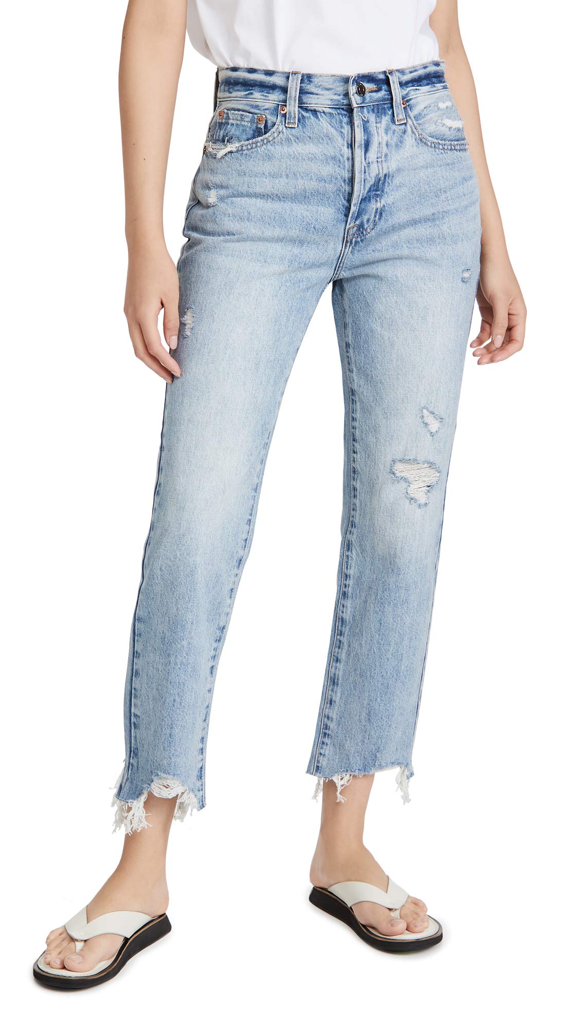 Pistola Denim Women's Charlie Jeans - High Waist Skinny Jeans for Women, Stretch Comfort Fit, Vintage Blue Denim | Perfect for Casual Wear, Office & Night Out