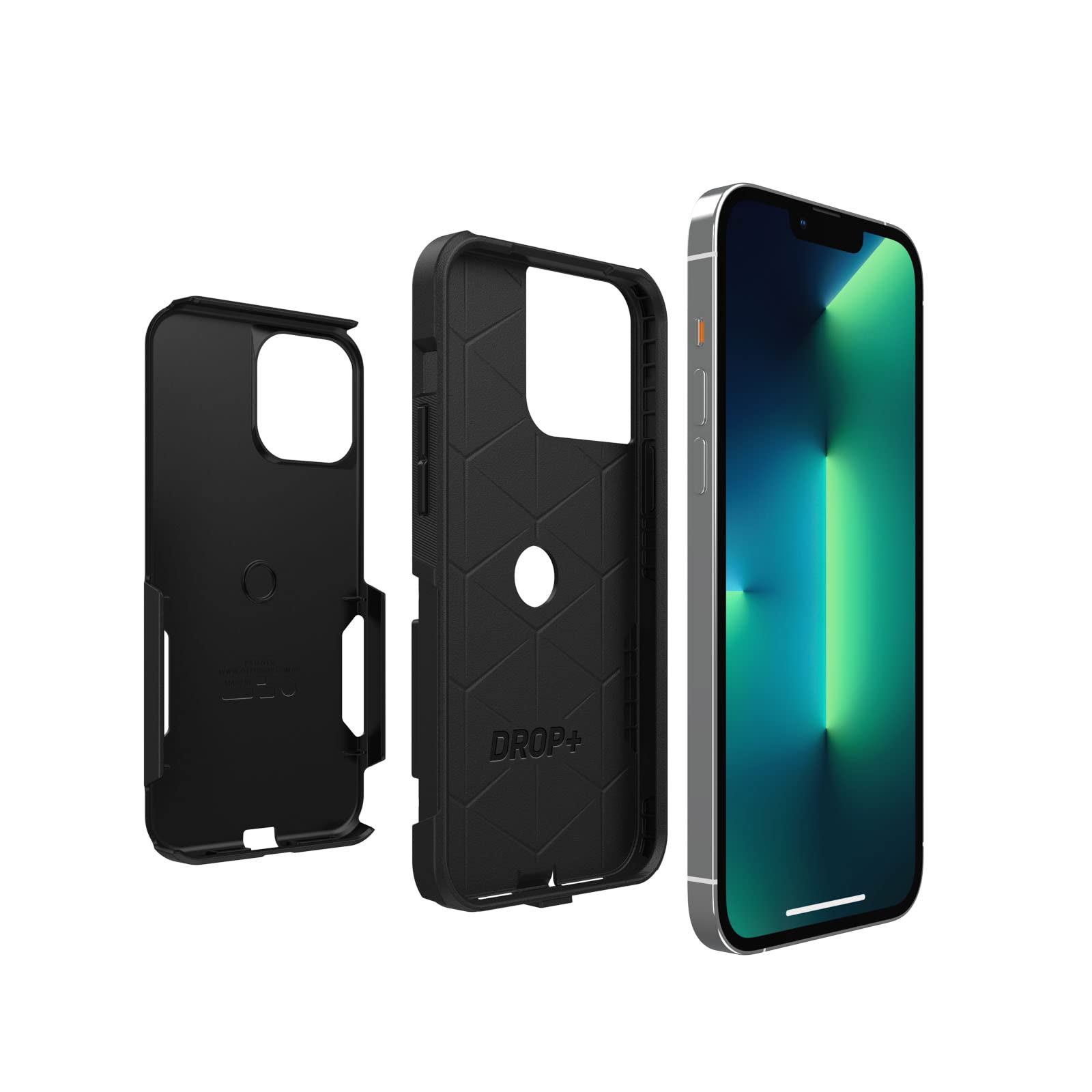 OtterBox Commuter Series Case for iPhone 13 Pro Max & iPhone 12 Pro Max - Slim, Tough, Black Protective Phone Cover with Port Protection | Business & Bulk Packaging | Perfect for Daily Use, Work & Outdoor Activities