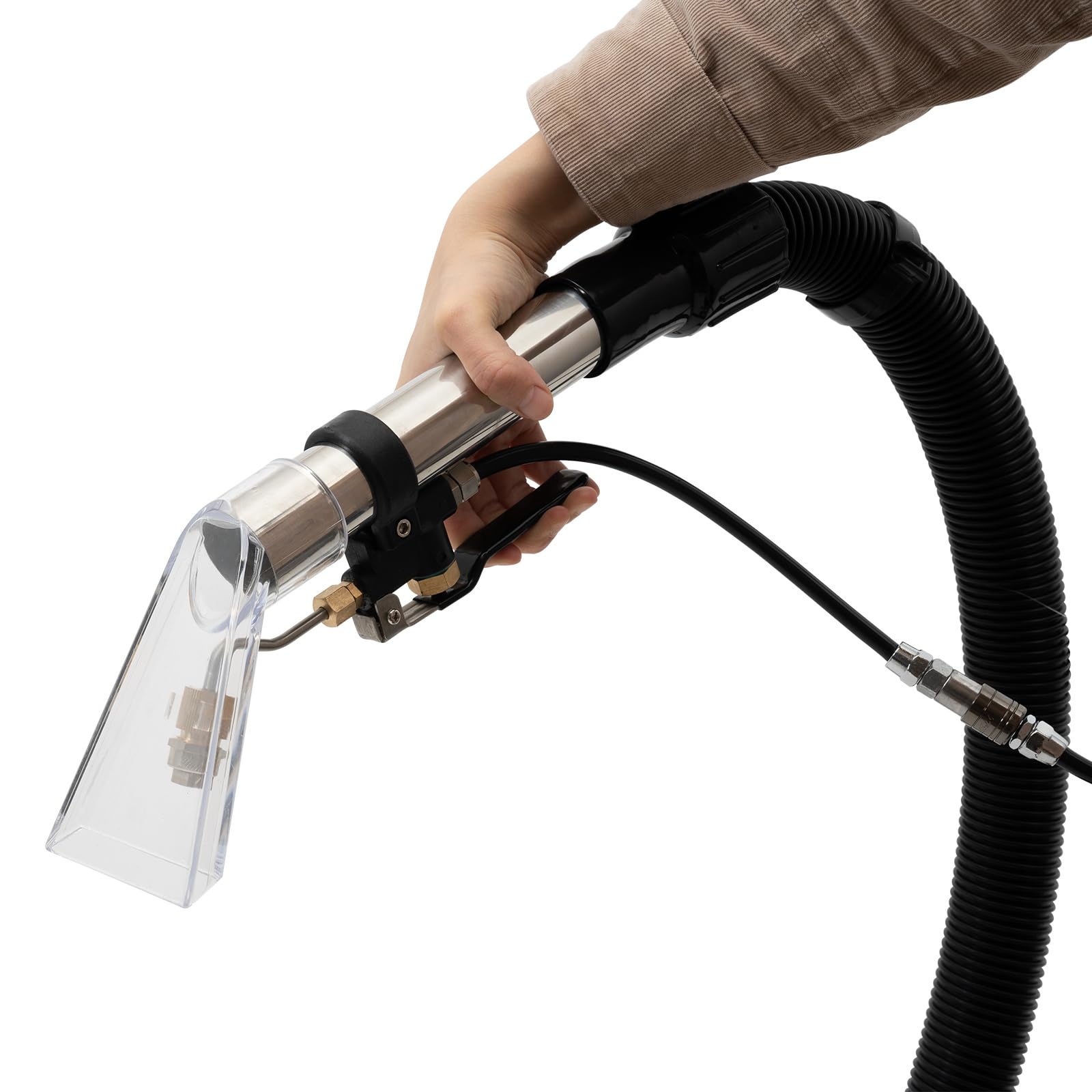 11 Gallon Commercial Carpet Cleaner Machine - 1034W Heavy Duty Carpet Shampooer & Extractor for Deep Cleaning Carpets, Sofas, Curtains - Ideal for Car Detailing, Home & Office Steam Cleaning