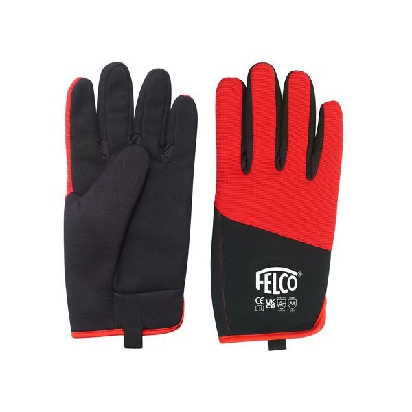 FELCO 704S Cut Resistant Gloves - Small Size | ANSI A4 Cut Protection | Durable Work Gloves for Construction, Food Processing & Industrial Safety
