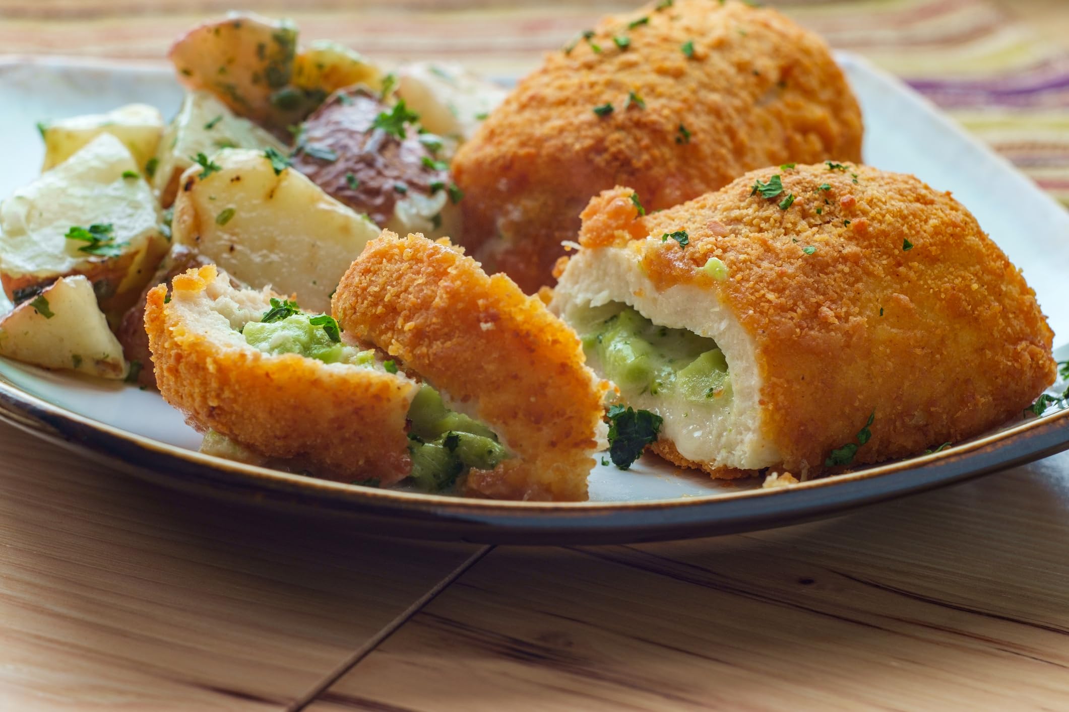 New York Steak & Seafood Frozen Stuffed Chicken Breasts with Broccoli & Cheese - 12 Pack of Premium Chicken Breasts Stuffed with Tender Broccoli Florets, Swiss and American Cheeses - Perfect for Family Dinners, Meal Prep, and Quick Gourmet Meals