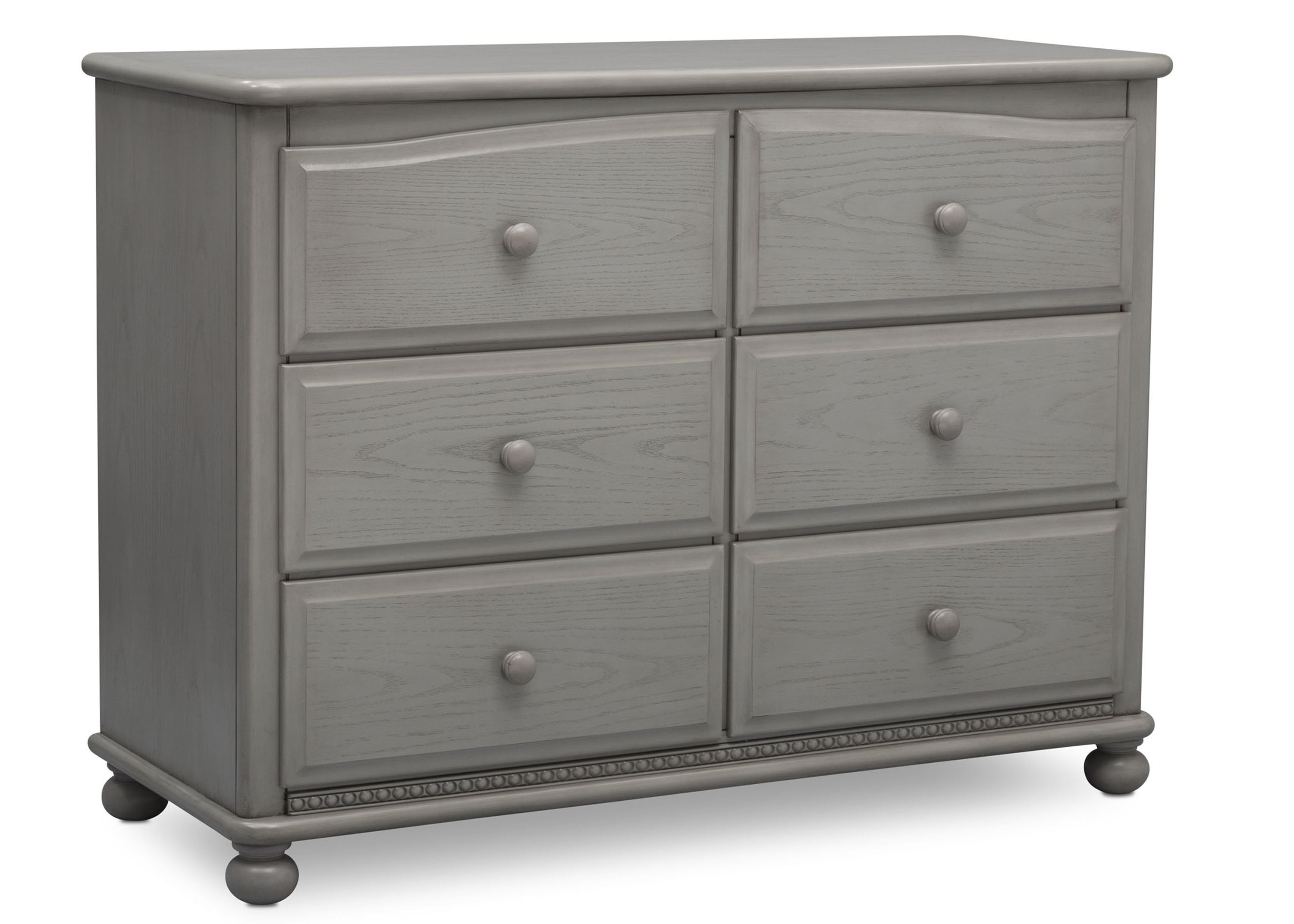 Cortona 6-Drawer Wooden Dresser for Bedroom - Modern Chest of Drawers with Smooth Gliding Drawers for Clothes Storage | Perfect for Master Bedroom, Guest Room & Nursery Organization