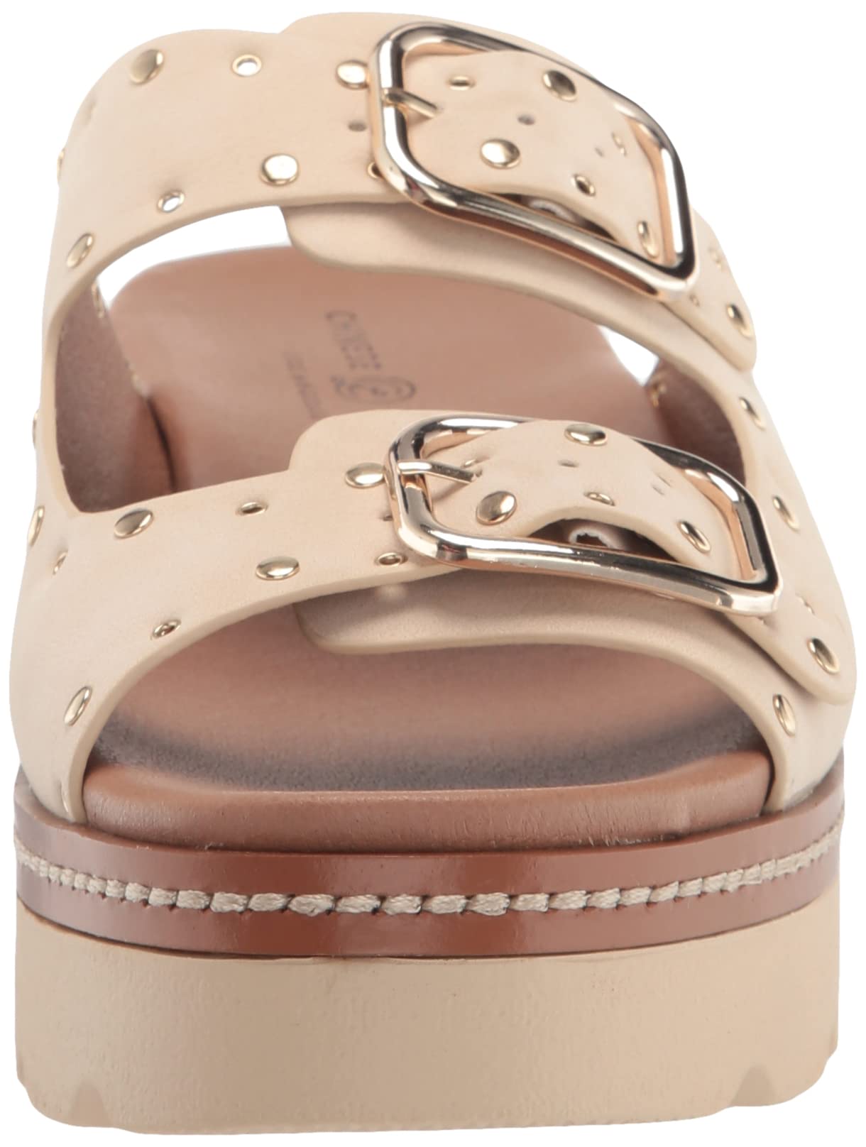 Chinese Laundry Women's Surf Stud Slide Sandal - Comfortable Beach Sandals with Studded Design for Summer, Poolside, and Casual Outings