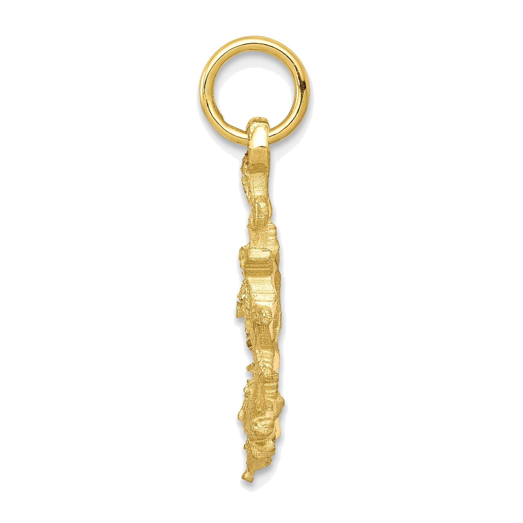 10K Yellow Gold Anchor Charm Jewelry for Nautical Lovers