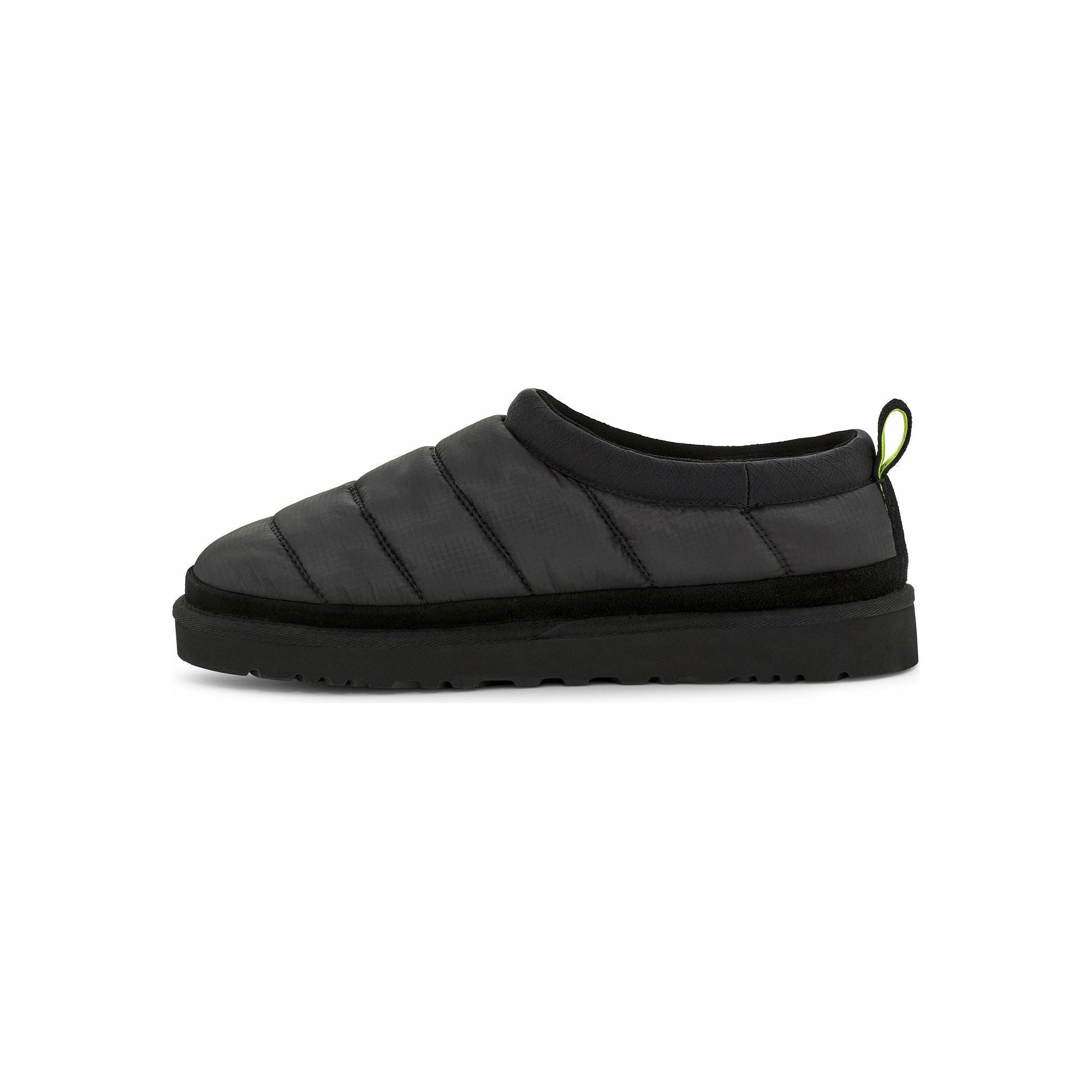 UGG Men's Tasman Puft Slippers - Cozy Fleece-Lined House Shoes for Men, Black - Perfect for Indoor Comfort & Winter Lounging